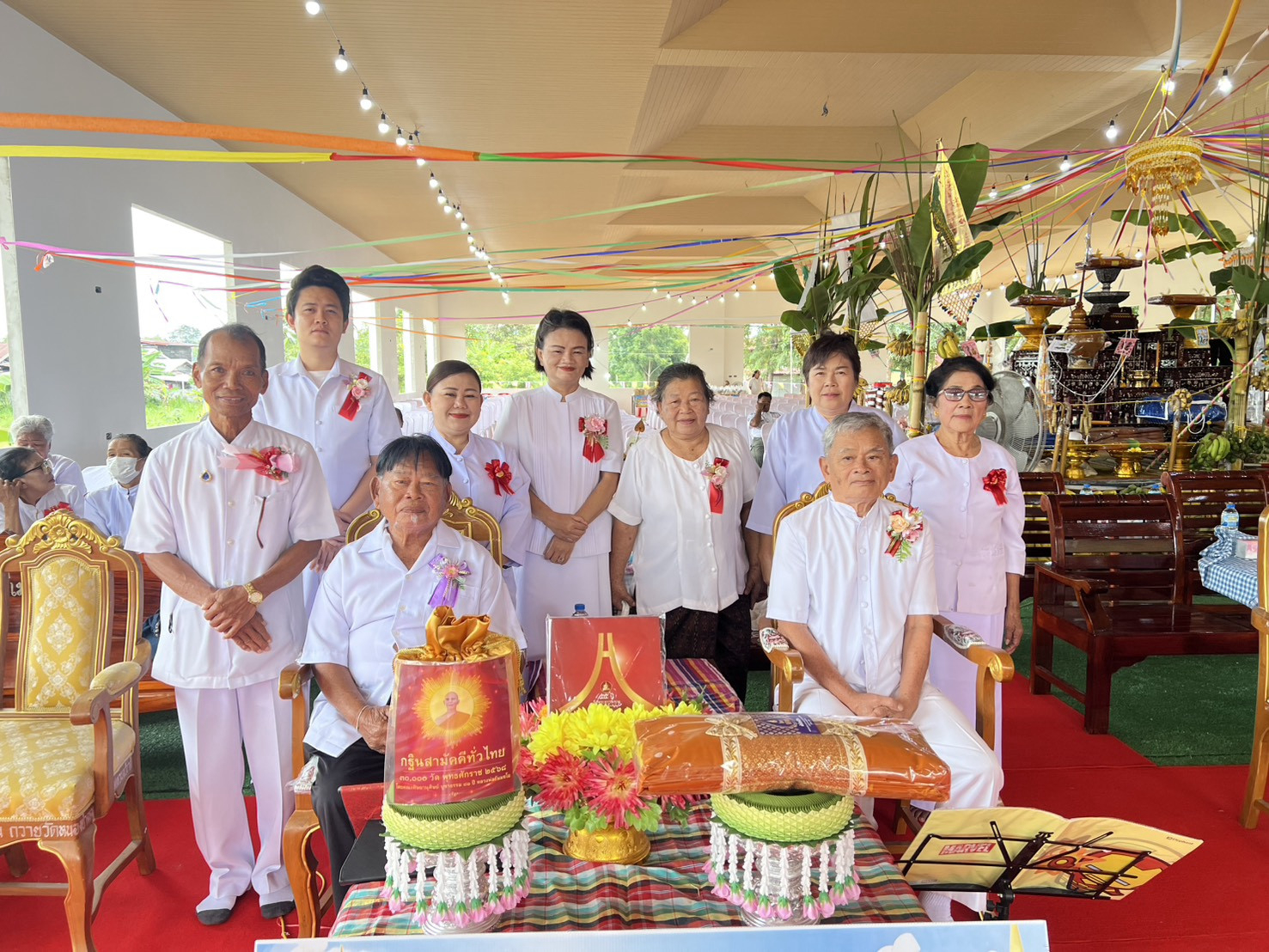 ภาพร่วมพิธีกรรมวัดหนองย่างหมู