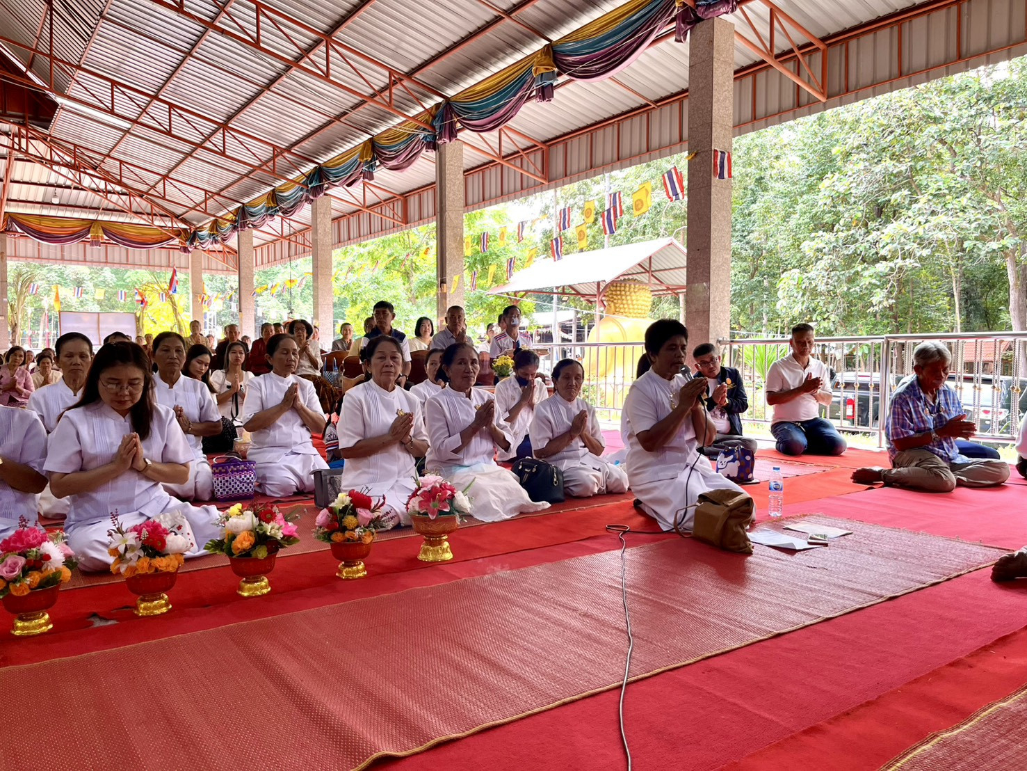 ภาพร่วมพิธีกรรมวัดป่าคำอ้อ