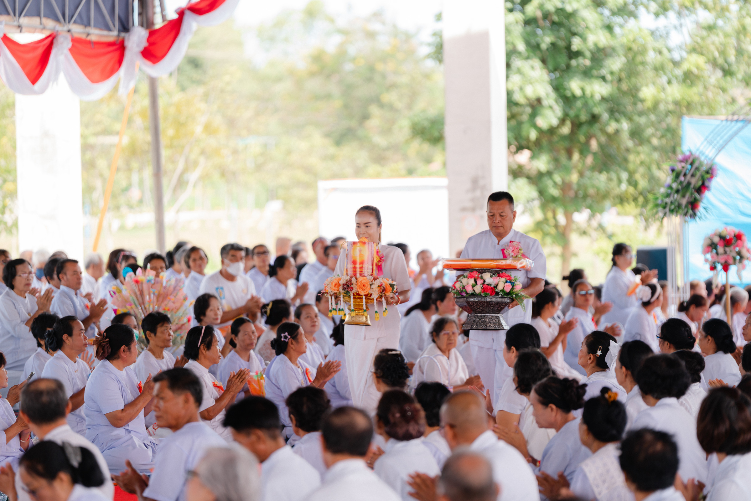 ภาพร่วมพิธีกรรมธุดงคสถานอุดรธานี