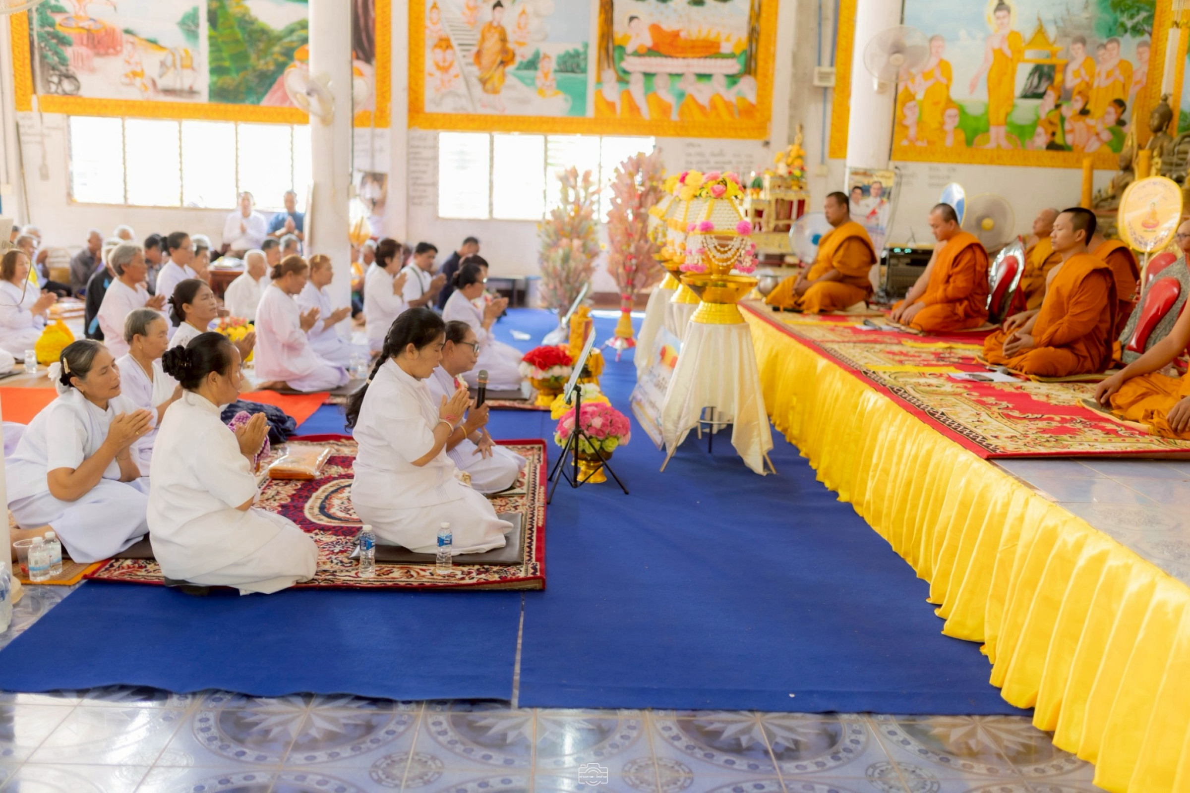 ภาพกล่าวคำถวายกฐินวัดแสงมณีวนาราม