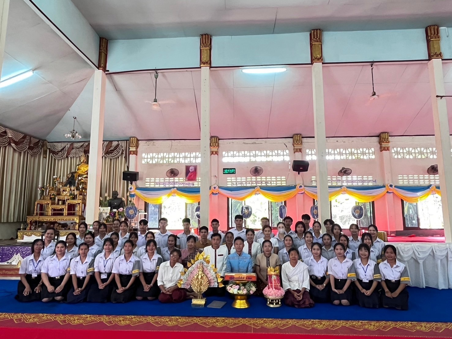 ภาพร่วมพิธีกรรมวัดปฐมแพงศรี