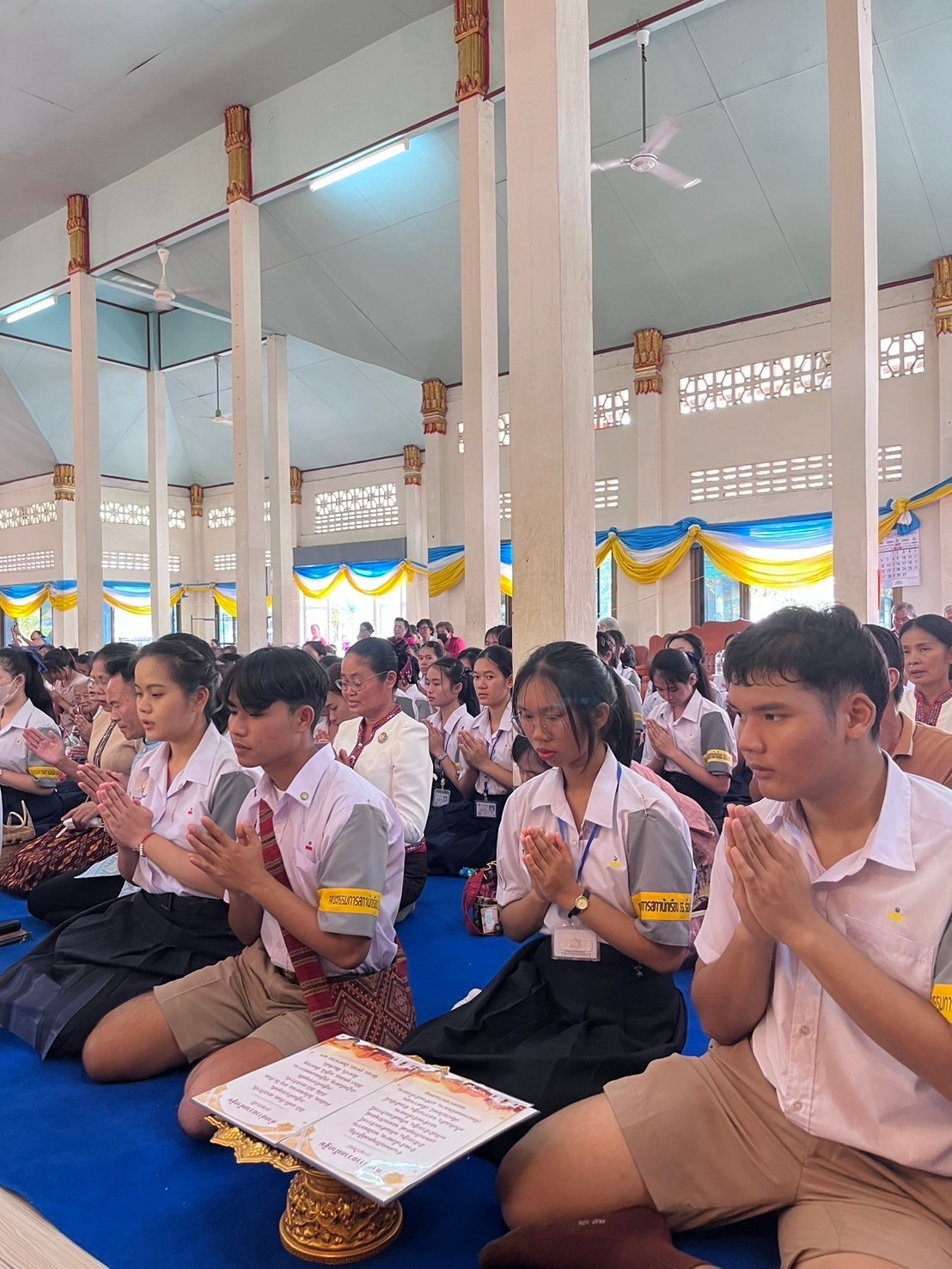 ภาพร่วมพิธีกรรมวัดปฐมแพงศรี