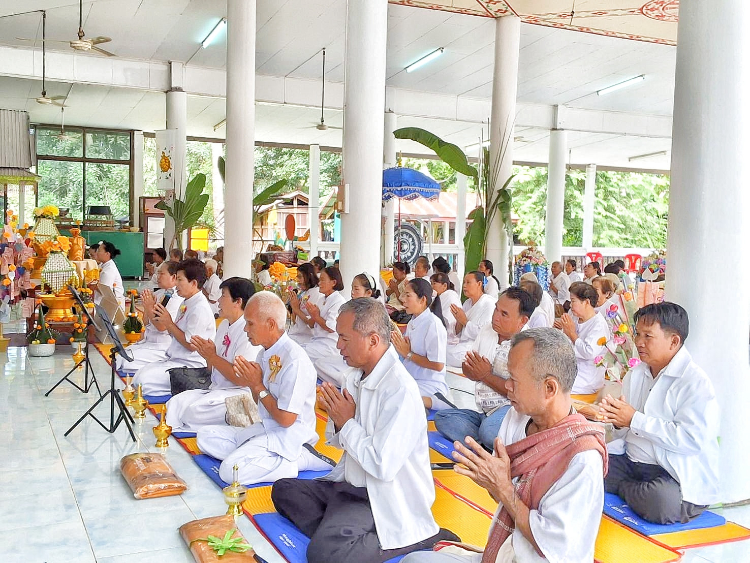 ภาพกล่าวคำถวายกฐินวัดศรีสุข