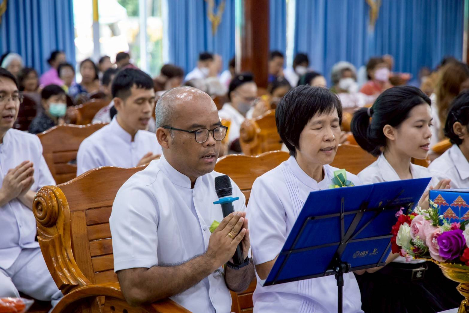 ภาพร่วมพิธีกรรมวัดบ่อน้ำจืด