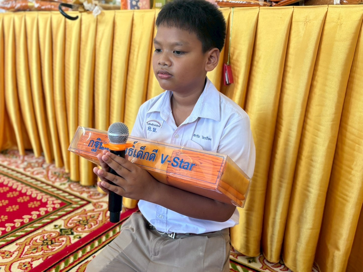 ภาพกล่าวคำถวายกฐินวัดคลองมะขาม