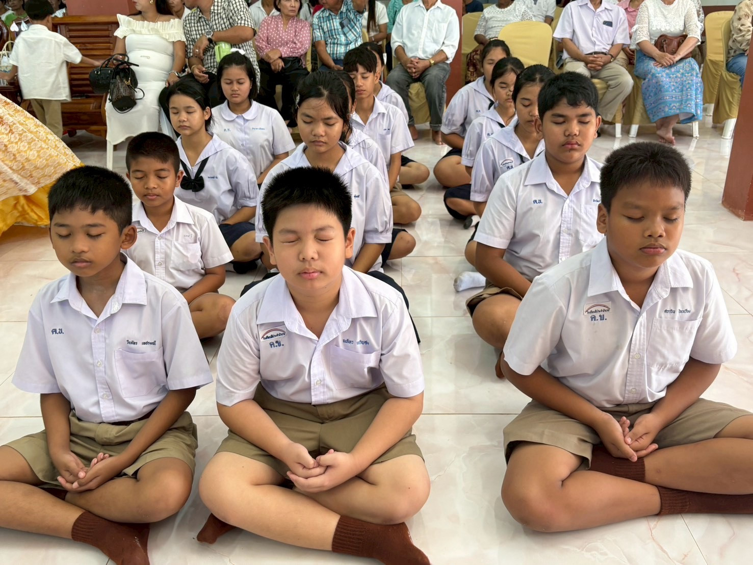 ภาพร่วมพิธีกรรมวัดคลองมะขาม