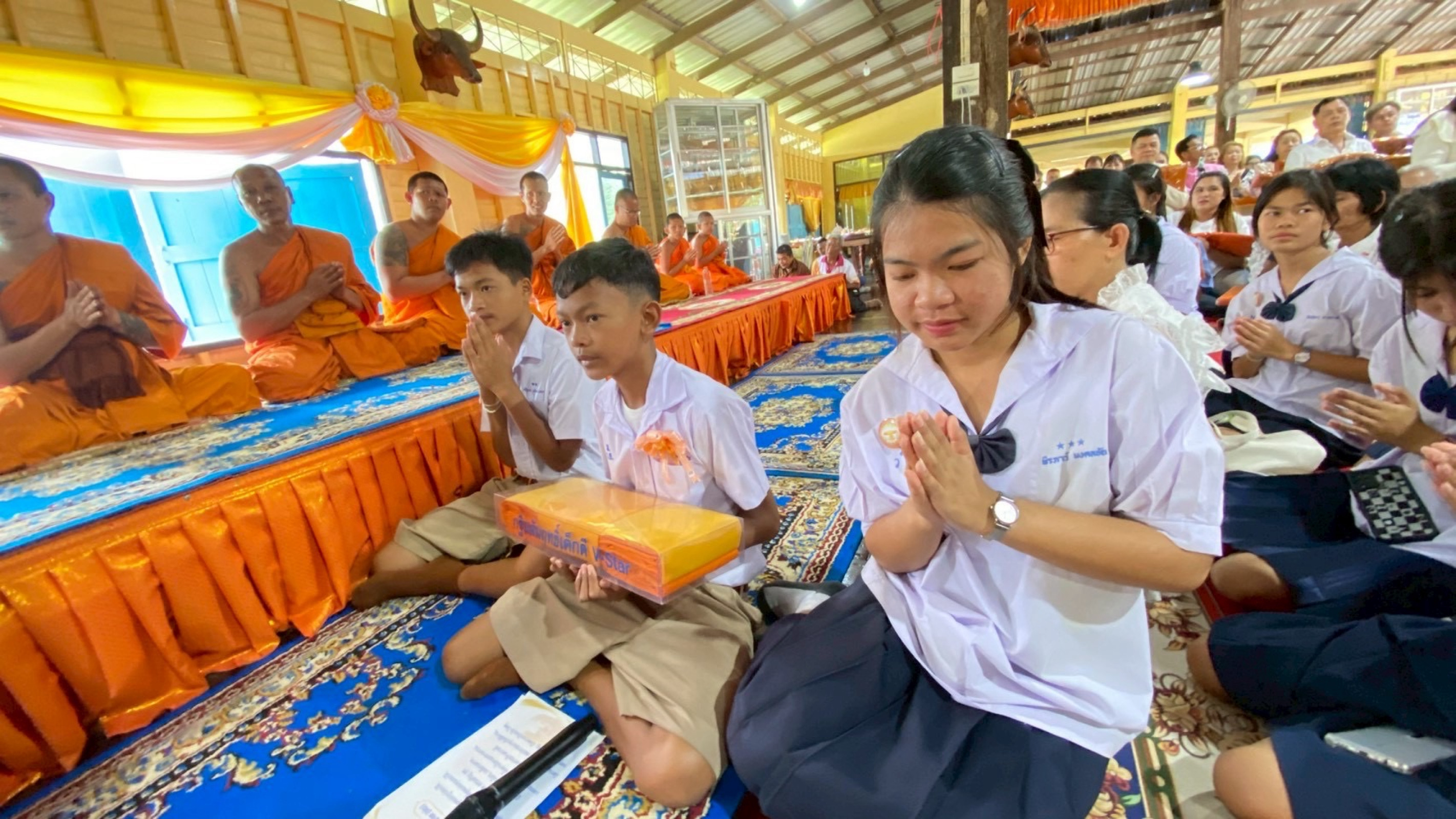 ภาพร่วมพิธีกรรมวัดวังยาว