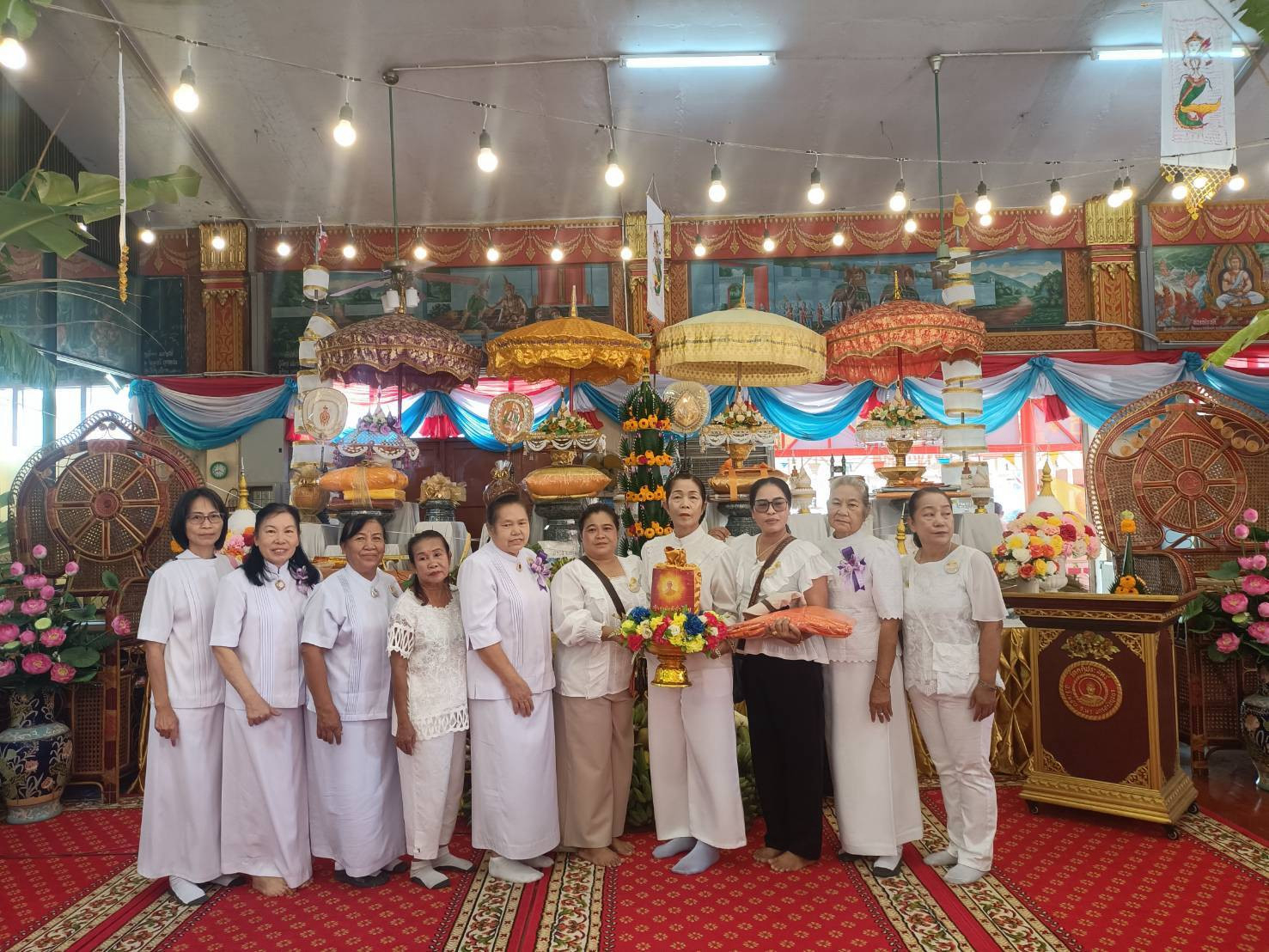 ภาพร่วมพิธีกรรมวัดกุฎีประสิทธิ์