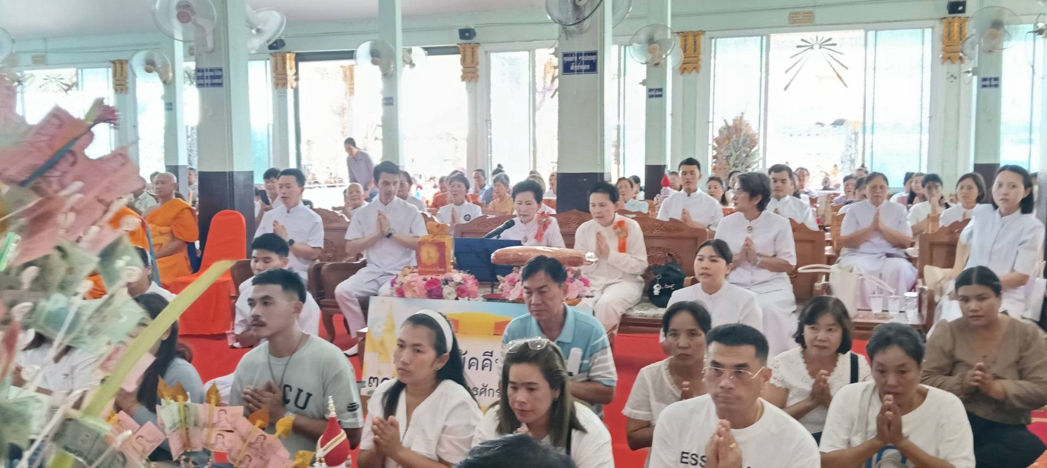 ภาพกล่าวคำถวายกฐินวัดวังศาลา