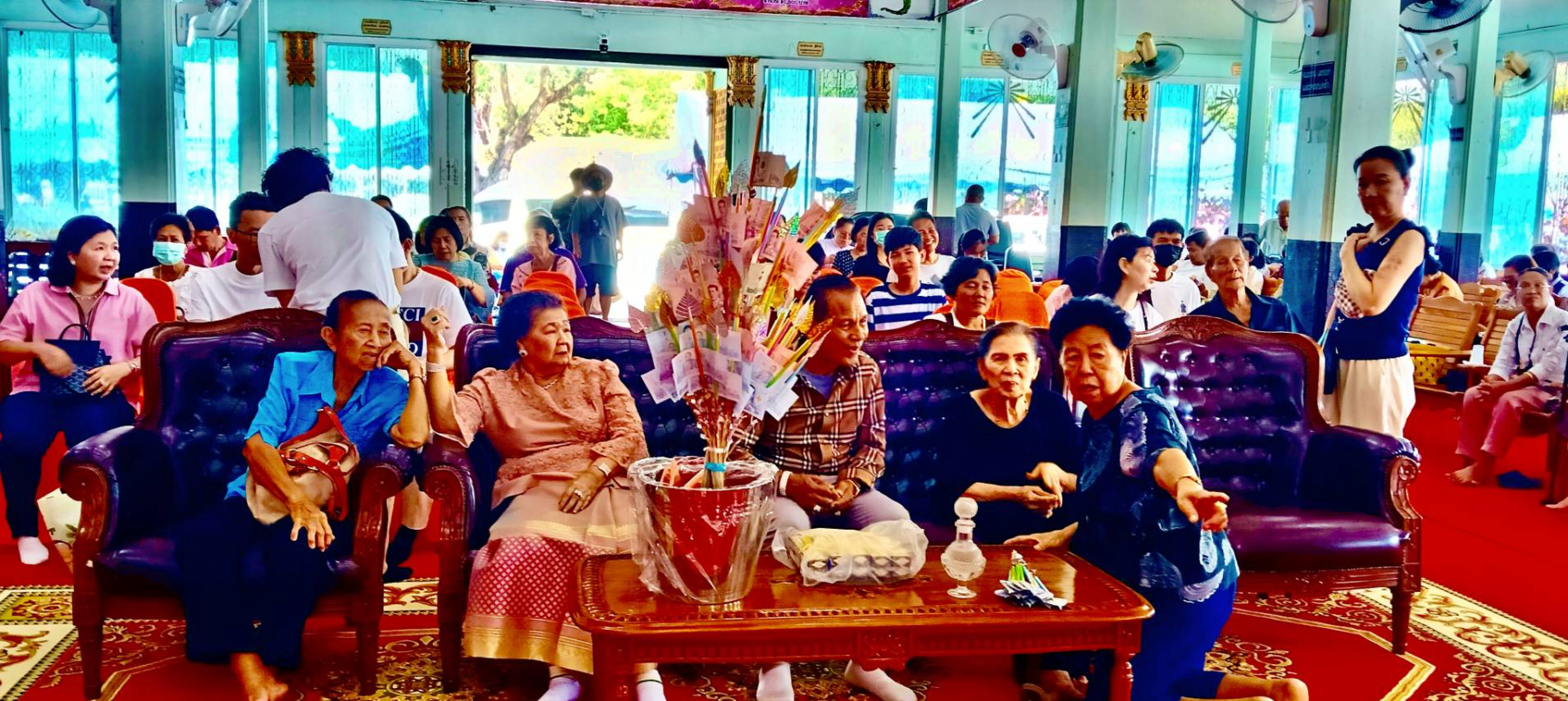 ภาพร่วมพิธีกรรมวัดวังศาลา