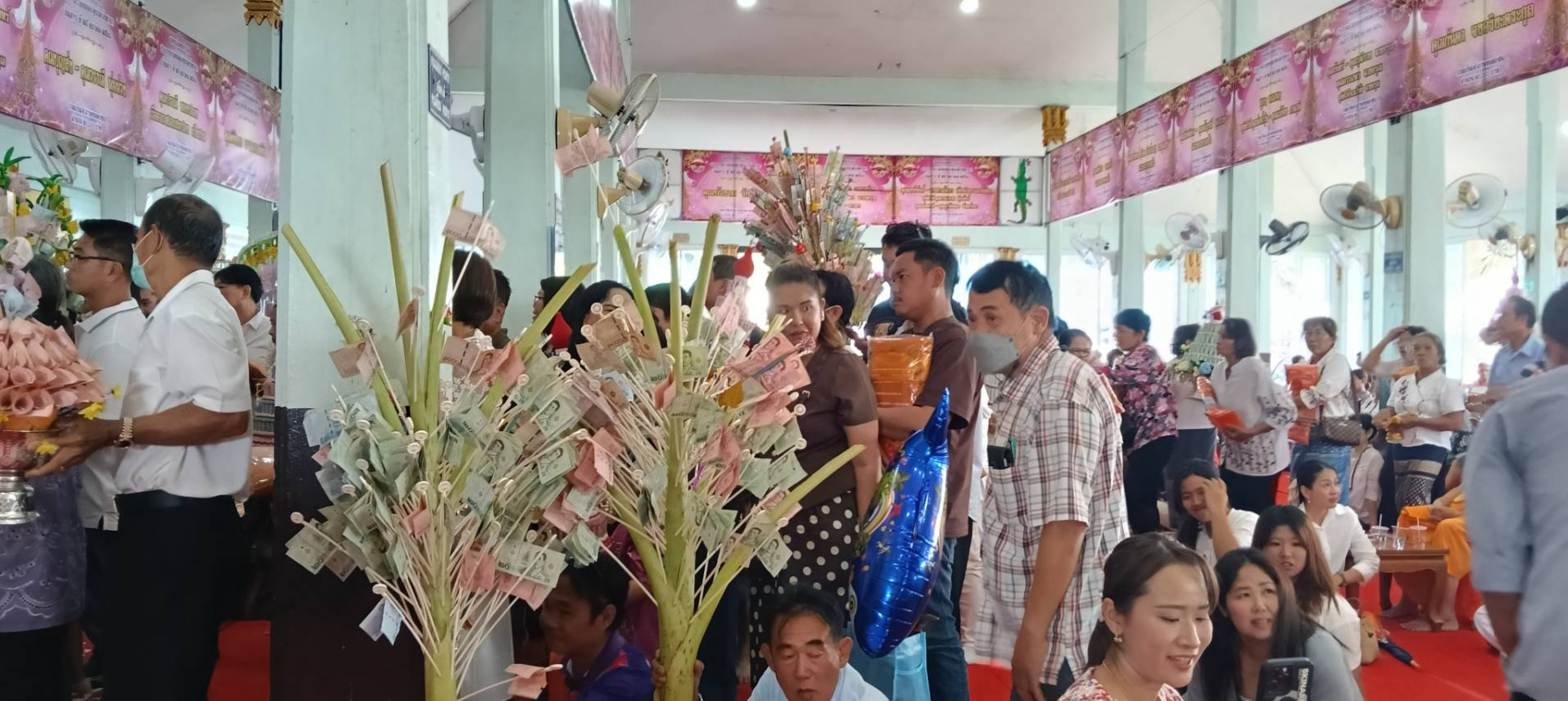 ภาพร่วมพิธีกรรมวัดวังศาลา