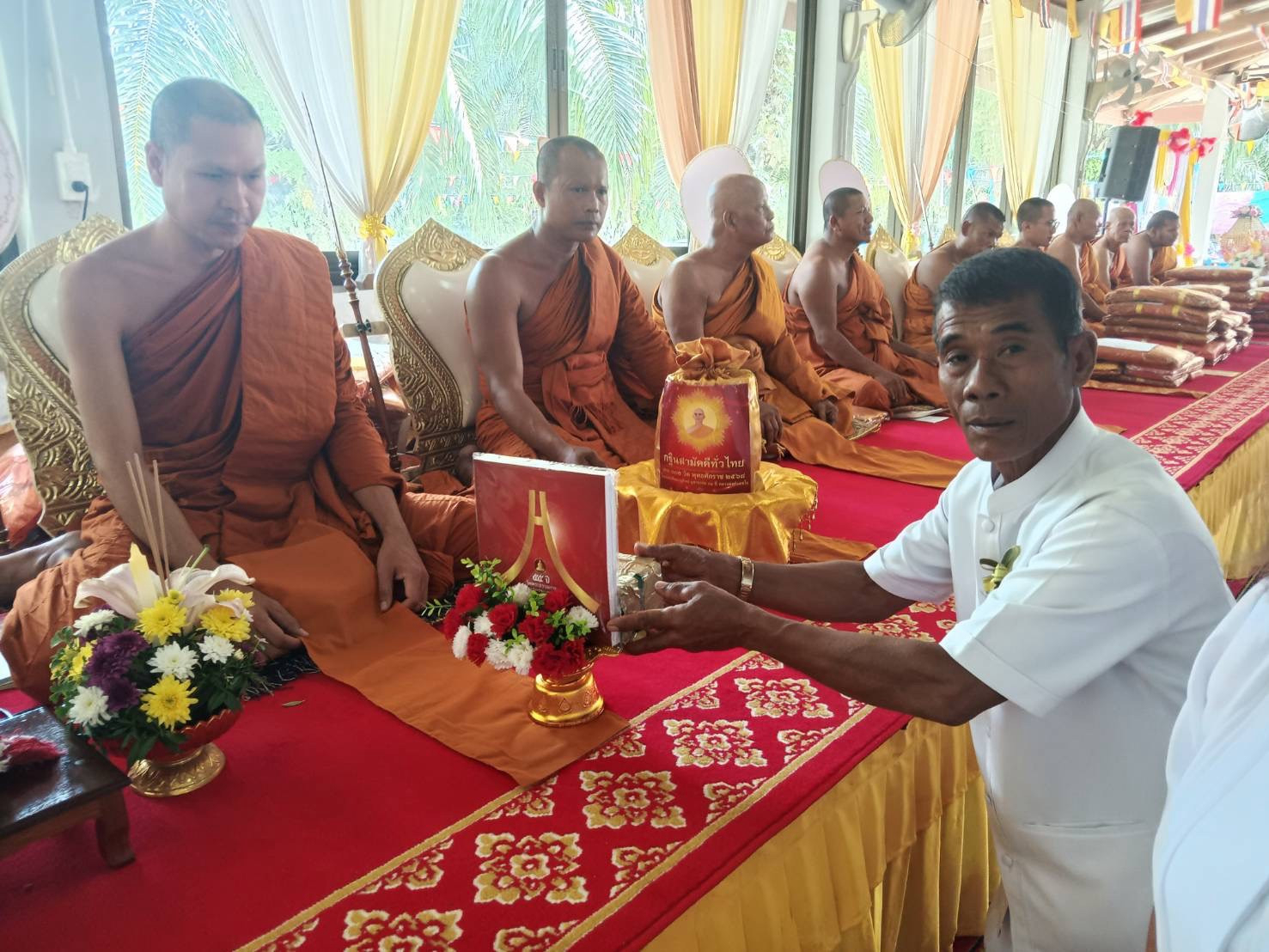 ภาพร่วมพิธีกรรมวัดบางใหญ่ธรรมาราม