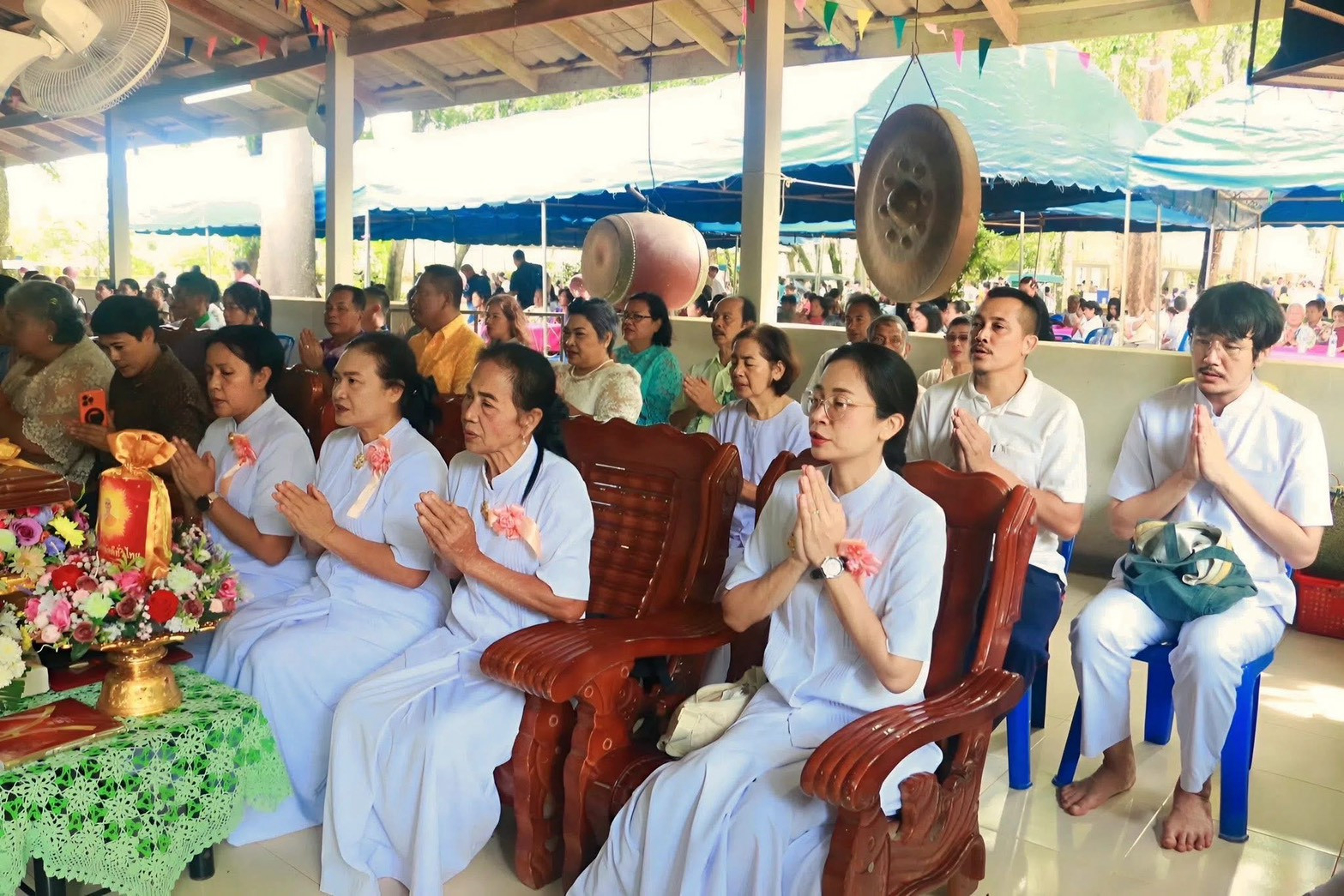 ภาพกล่าวคำถวายกฐินสำนักสงฆ์ราษฎร์พัฒนาวราราม