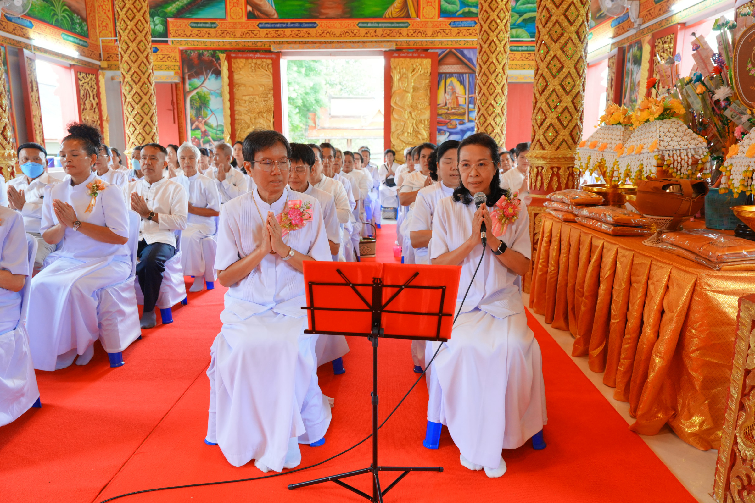 ภาพกล่าวคำถวายกฐินวัดนาจลอง