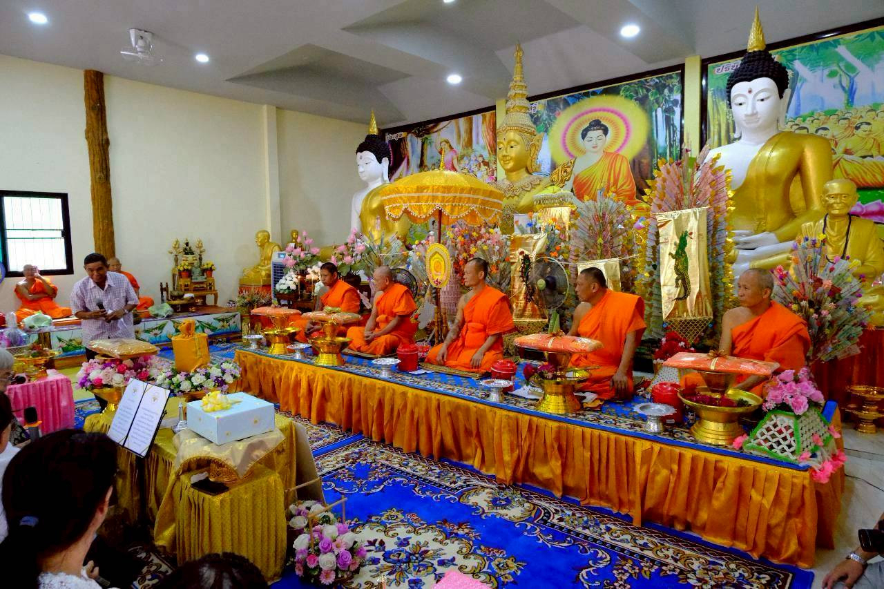 ภาพร่วมพิธีกรรมสำนักสงฆ์สวนป่าพุทธธรรม