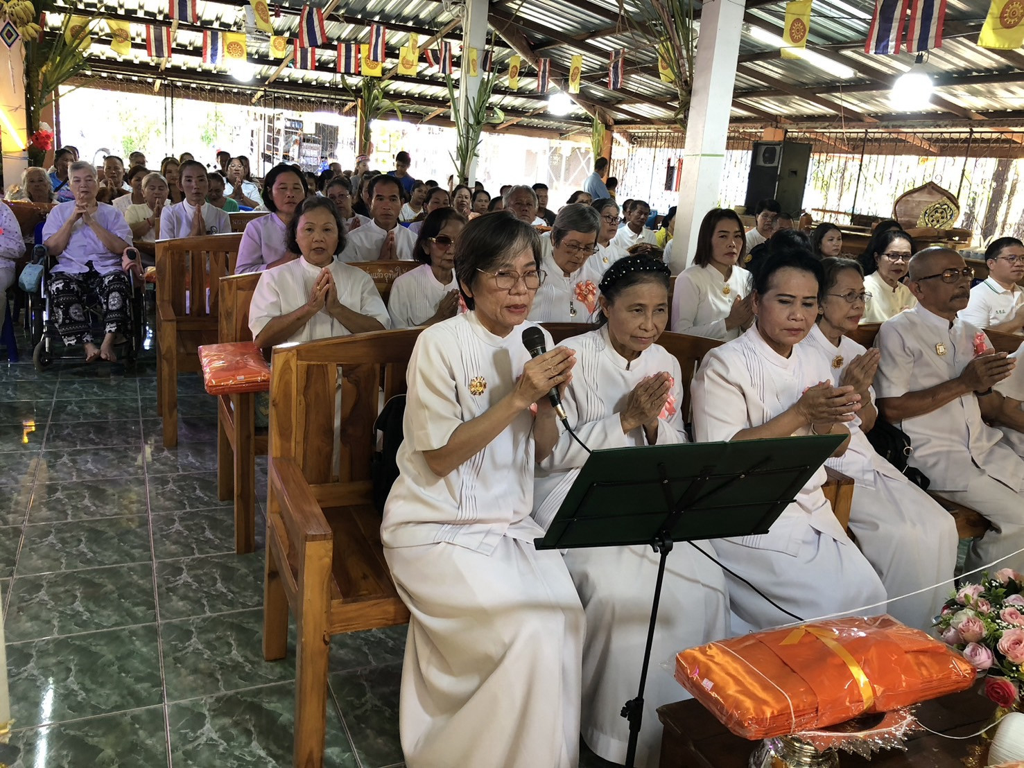 ภาพกล่าวคำถวายกฐินสำนักสงฆ์ท่าทองแดง