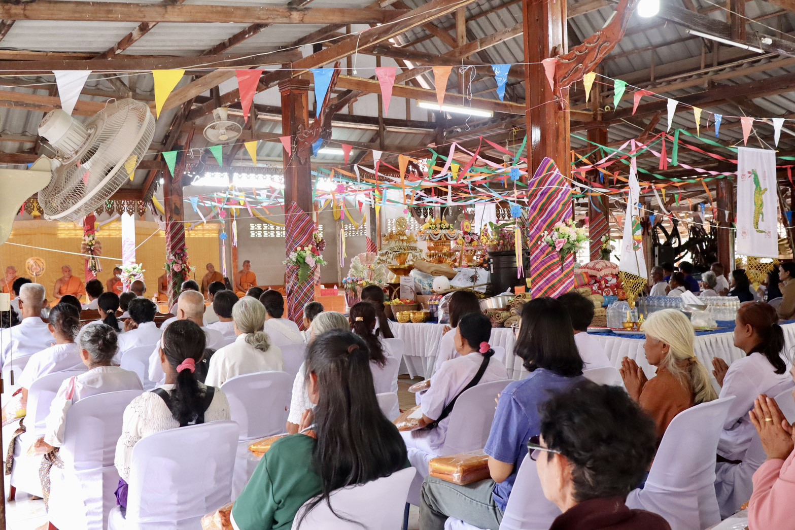 ภาพร่วมพิธีกรรมวัดกัลยาณธรรม