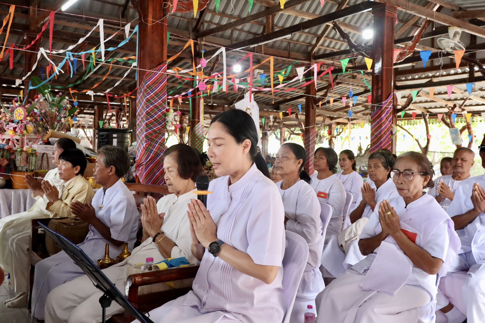 ภาพร่วมพิธีกรรมวัดกัลยาณธรรม