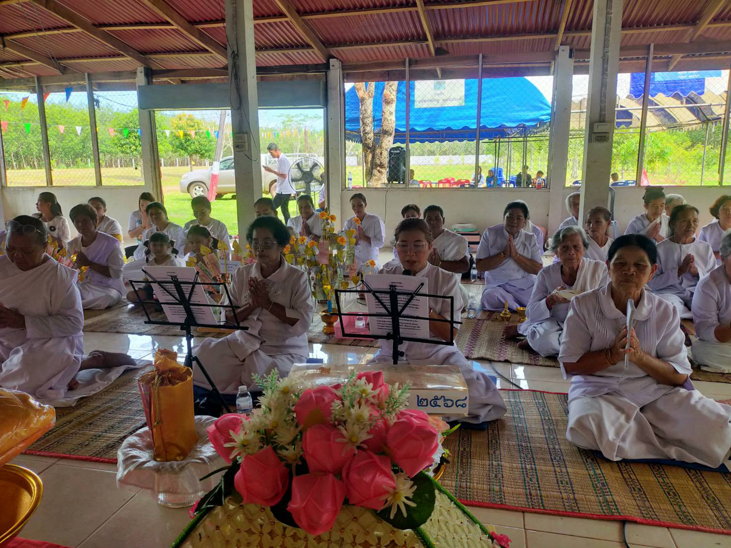 ภาพกล่าวคำถวายกฐินสำนักสงฆ์ธารทิพย์