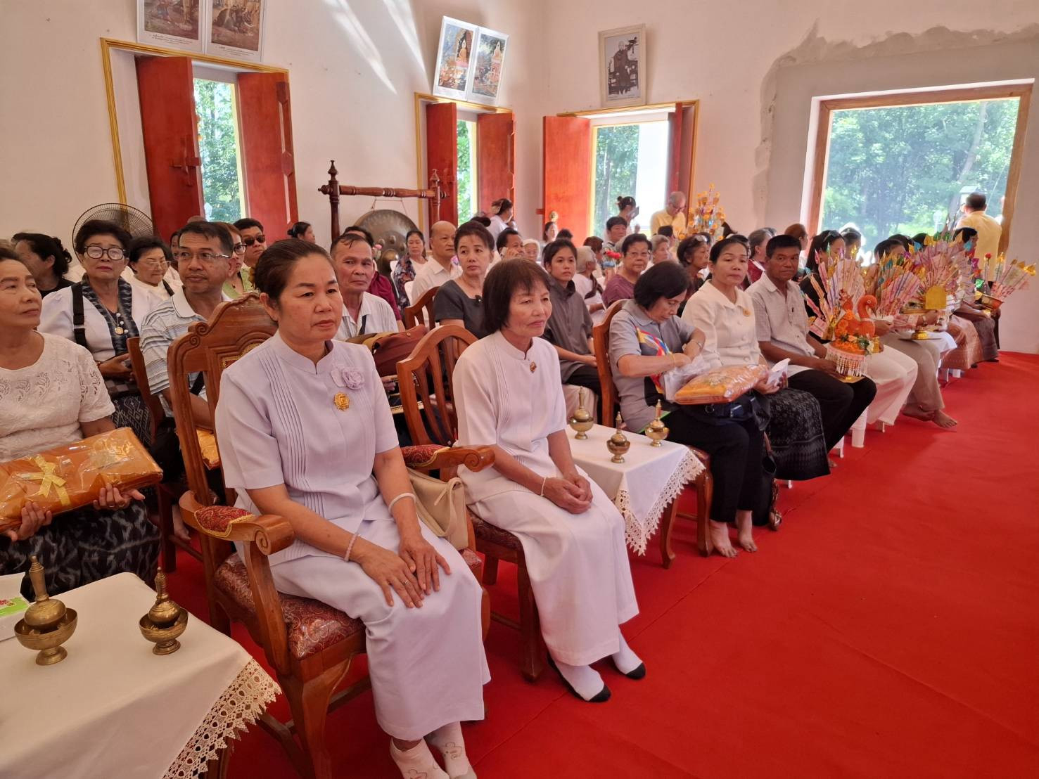 ภาพร่วมพิธีกรรมวัดศรีบุญเรือง