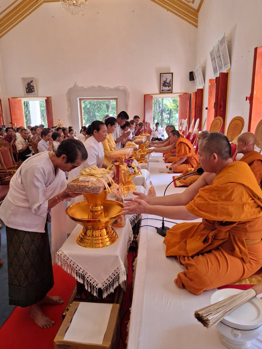 ภาพร่วมพิธีกรรมวัดศรีบุญเรือง