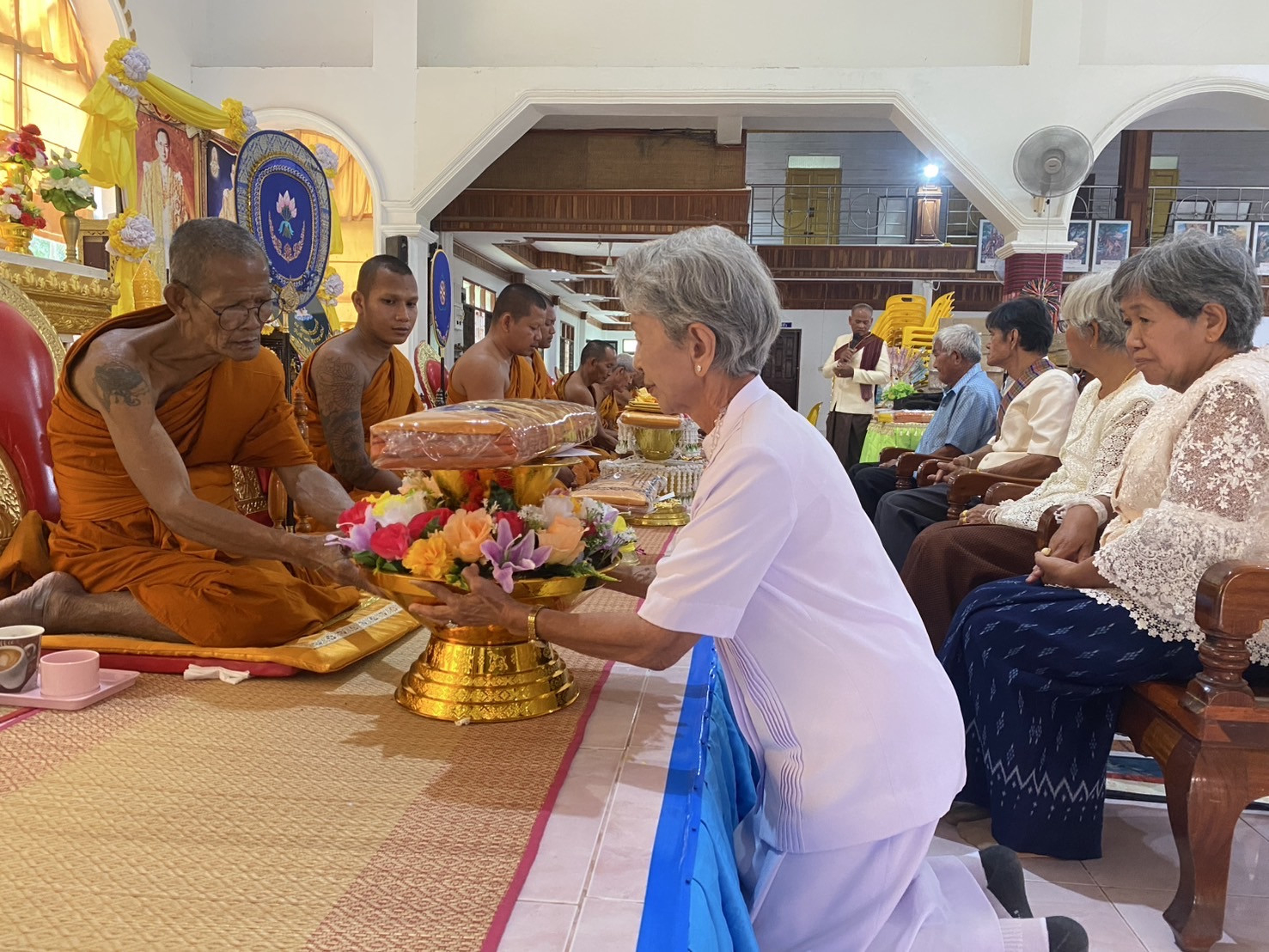 ภาพร่วมพิธีกรรมวัดอมรินทราวารี(อังกัญโพธิ์)