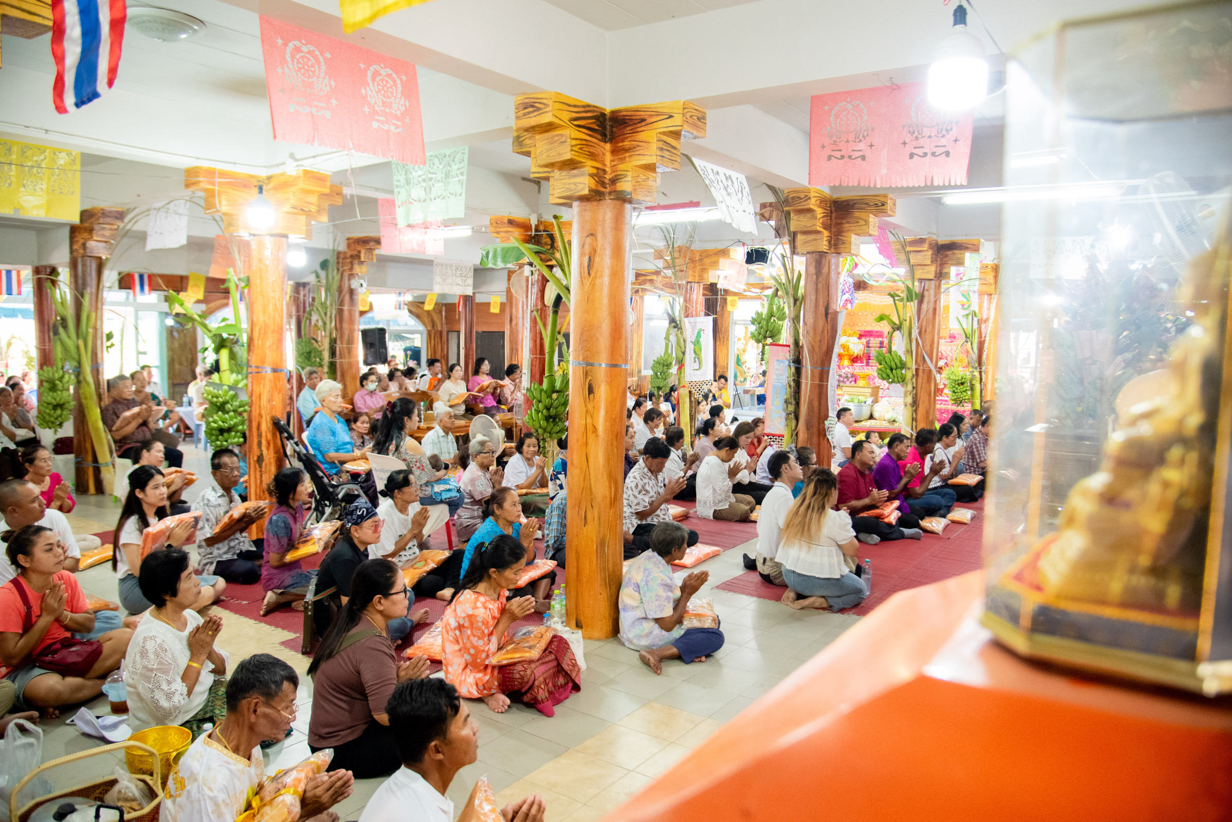 ภาพร่วมพิธีกรรมวัดอัมพุมัญยาราม (บ้านห้วยใหญ่)