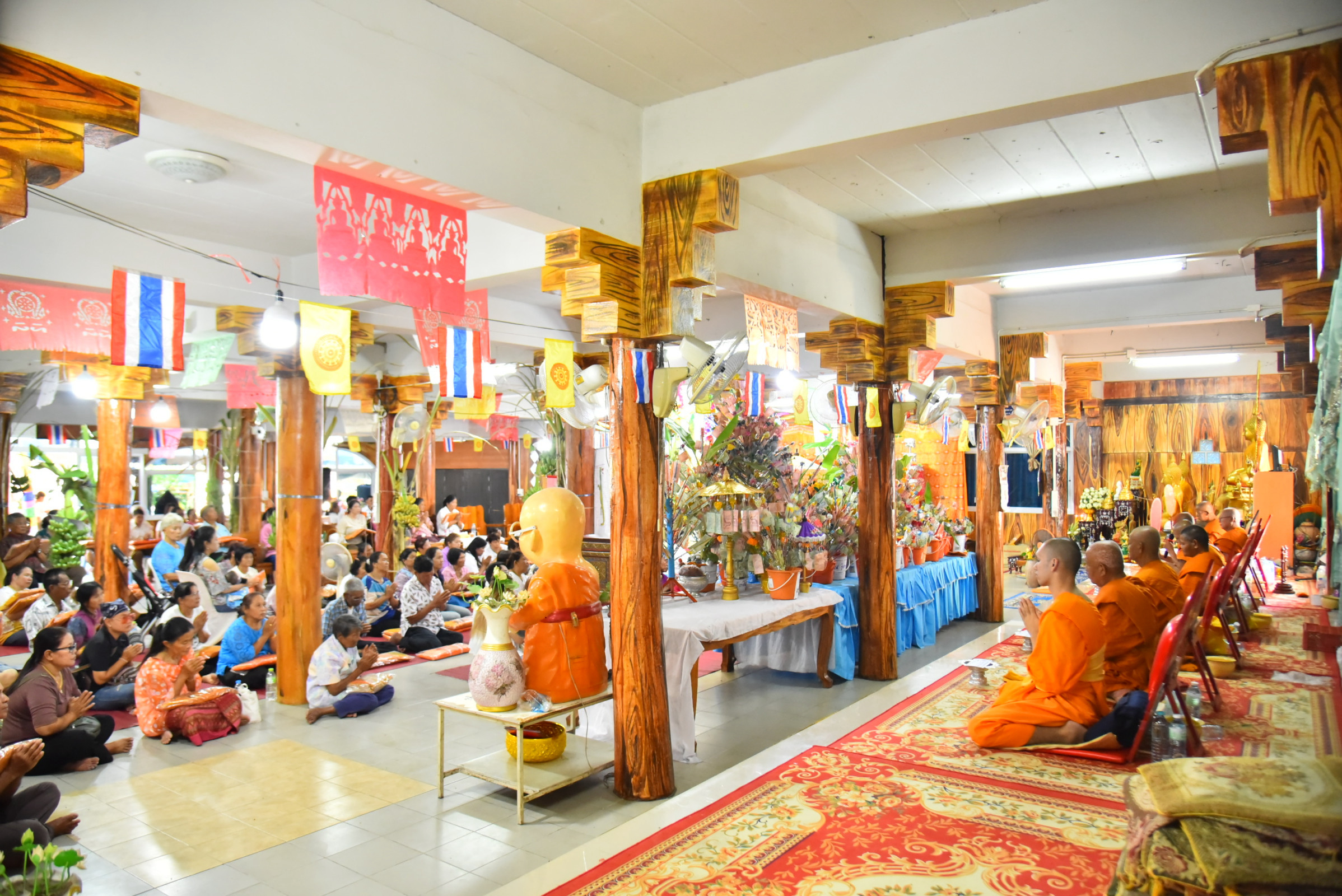 ภาพร่วมพิธีกรรมวัดอัมพุมัญยาราม (บ้านห้วยใหญ่)