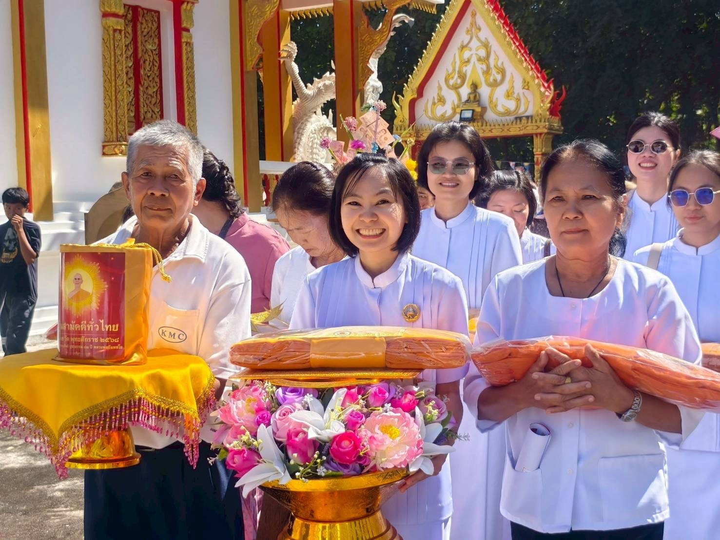 ภาพร่วมขบวนกฐินวัดโคกยาว