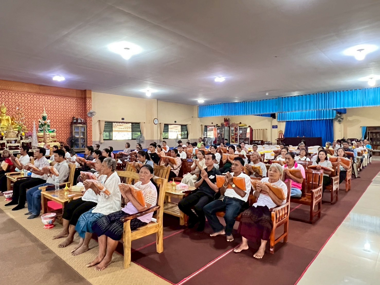 ภาพร่วมพิธีกรรมวัดมหาคงคาราม