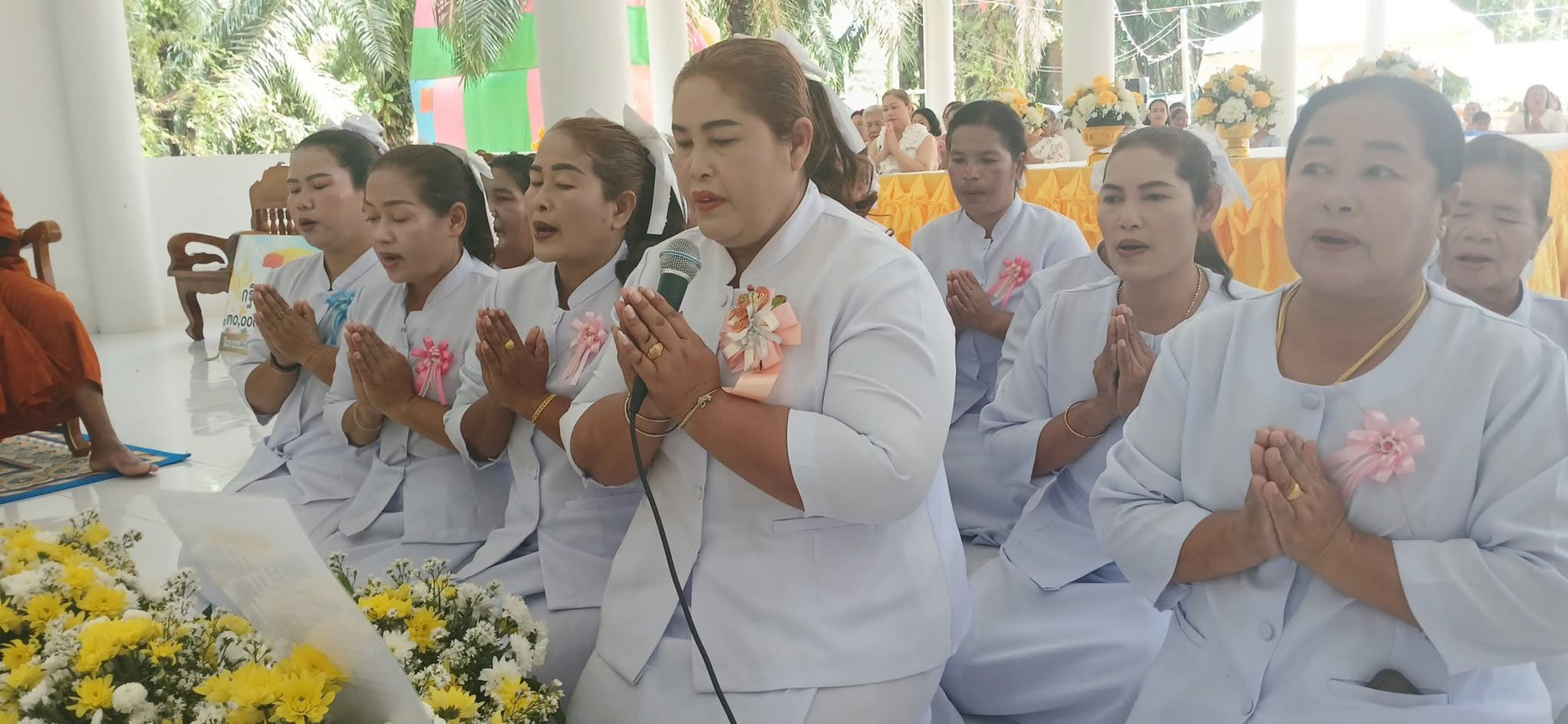 ภาพกล่าวคำถวายกฐินที่พักสงฆ์ถ้ำปู่นาคราช