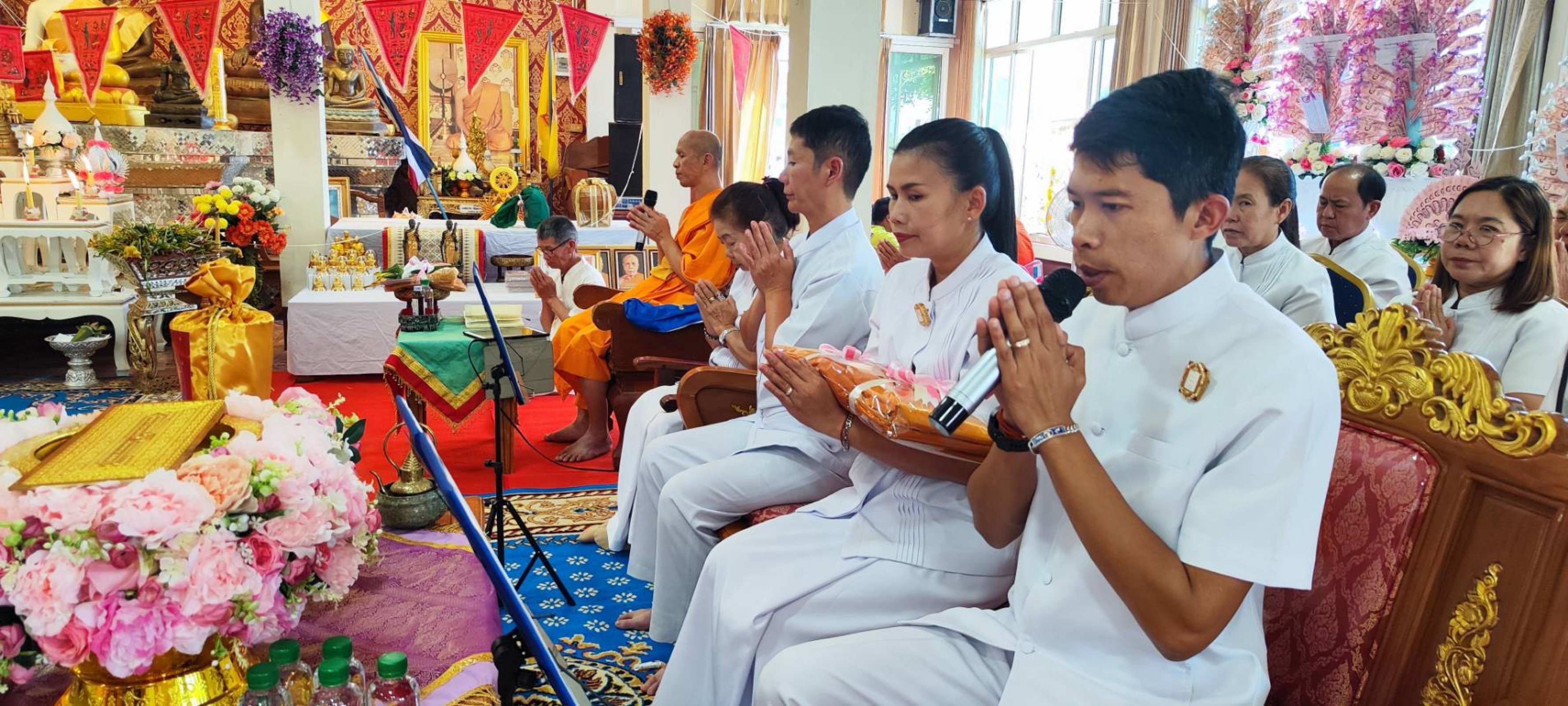 ภาพกล่าวคำถวายกฐินวัดชัยเกษม