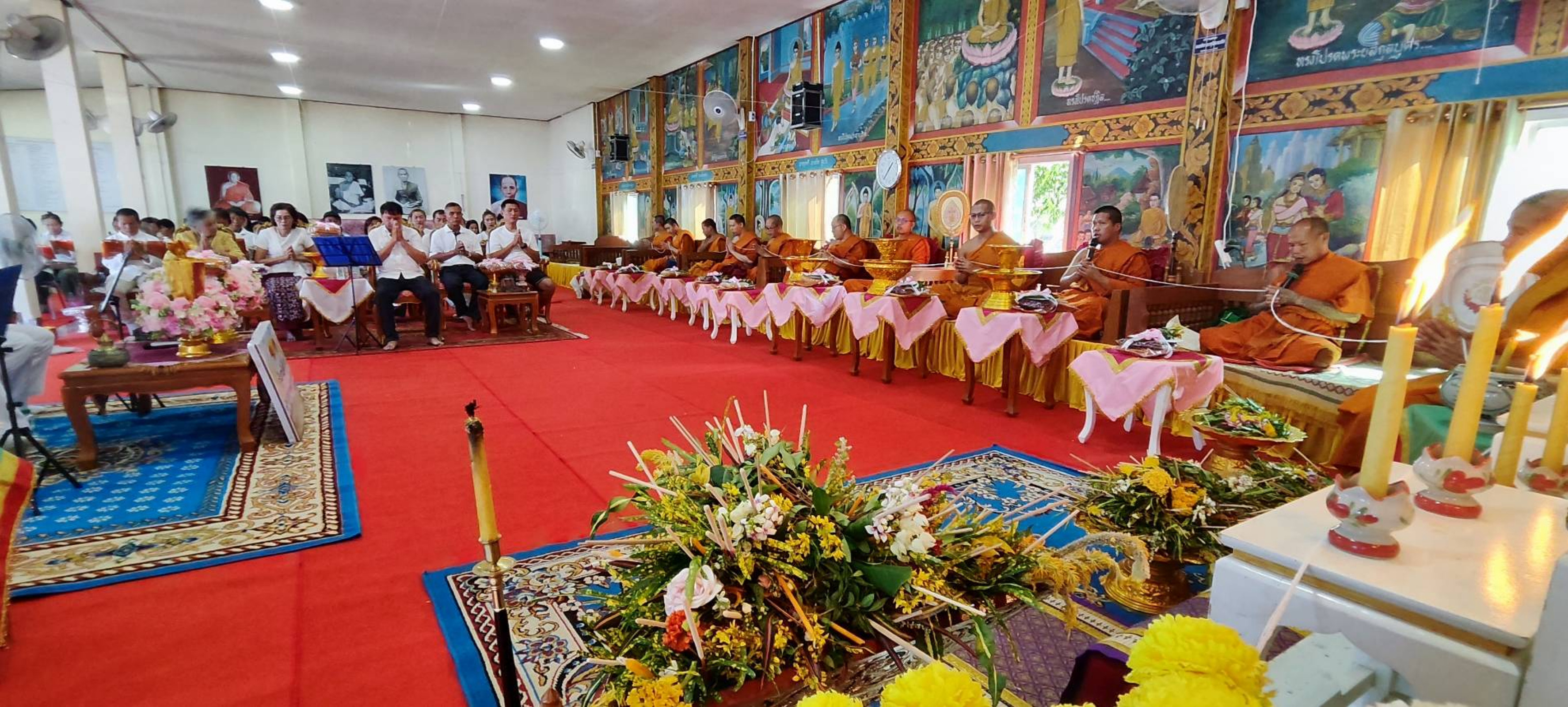 ภาพร่วมพิธีกรรมวัดชัยเกษม