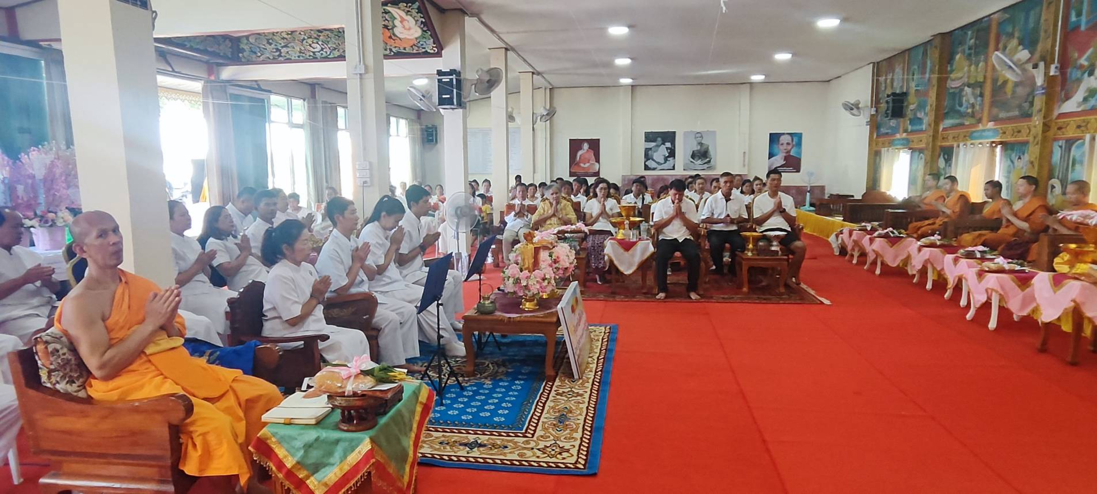 ภาพร่วมพิธีกรรมวัดชัยเกษม