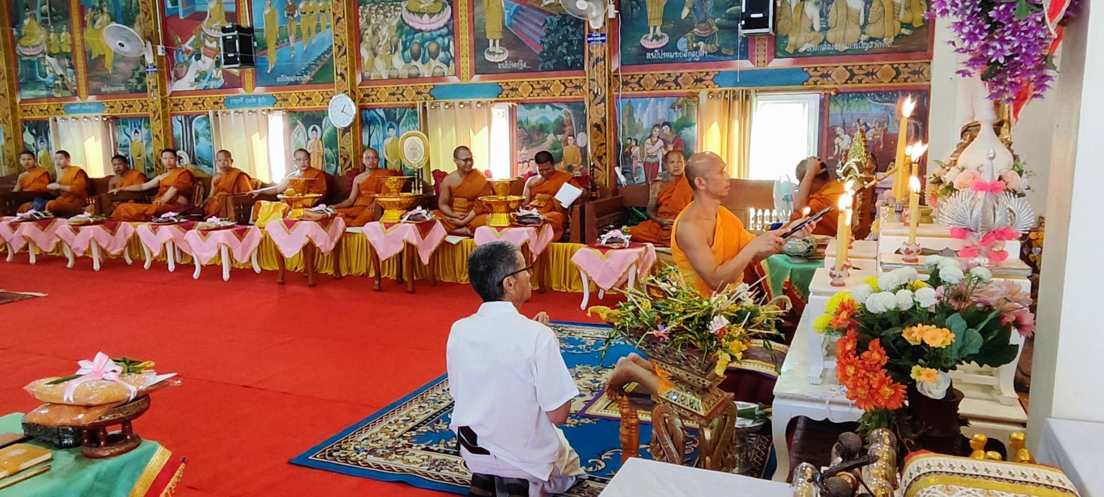 ภาพร่วมพิธีกรรมวัดชัยเกษม