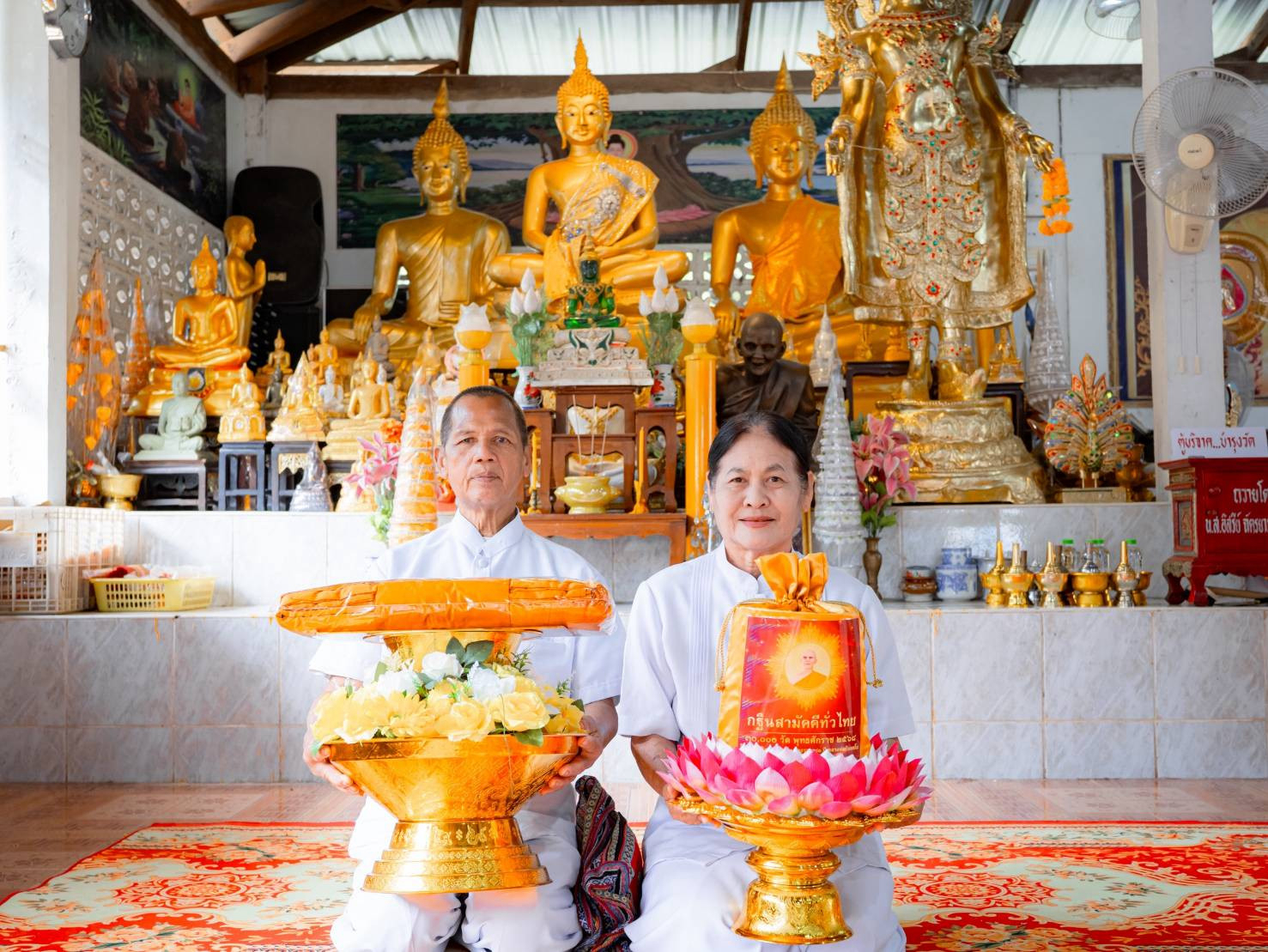 ภาพร่วมพิธีกรรมวัดศรีมุณีลักษณ์มหาโพธิ์