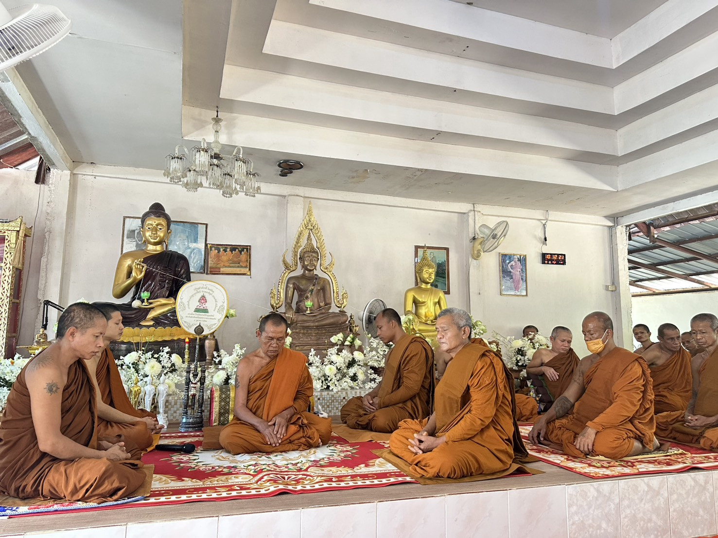 ภาพร่วมพิธีกรรมวัดป่าจิตติธรรมวนาราม