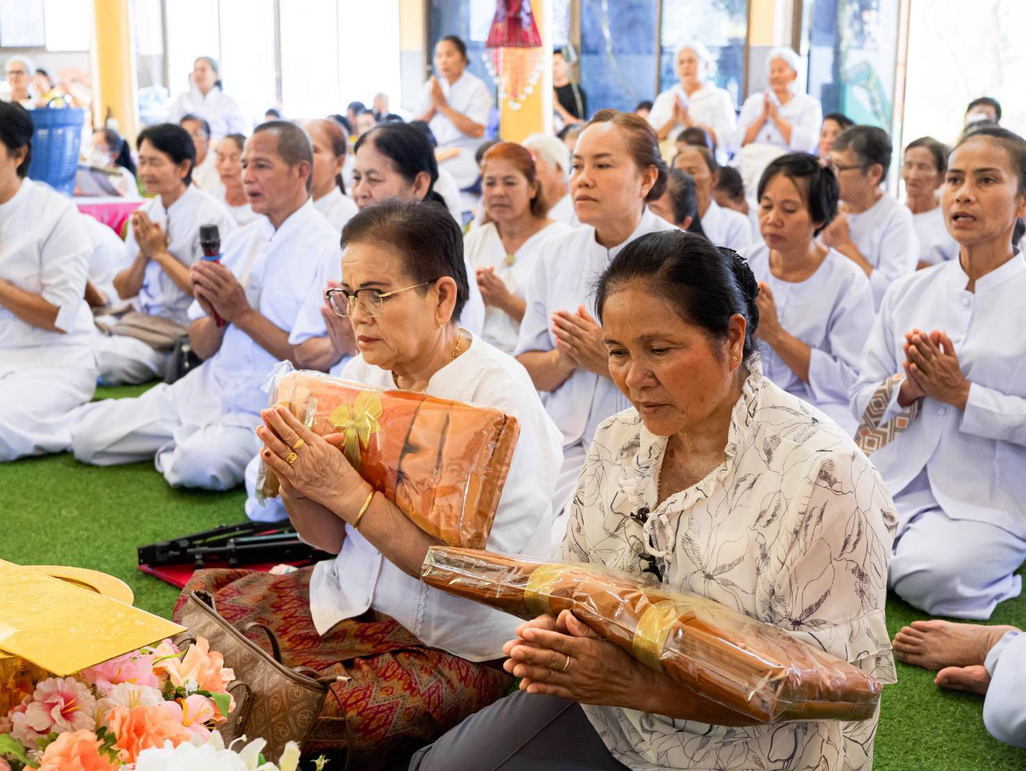 ภาพร่วมพิธีกรรมวัดศรีสุวรรณวนาราม