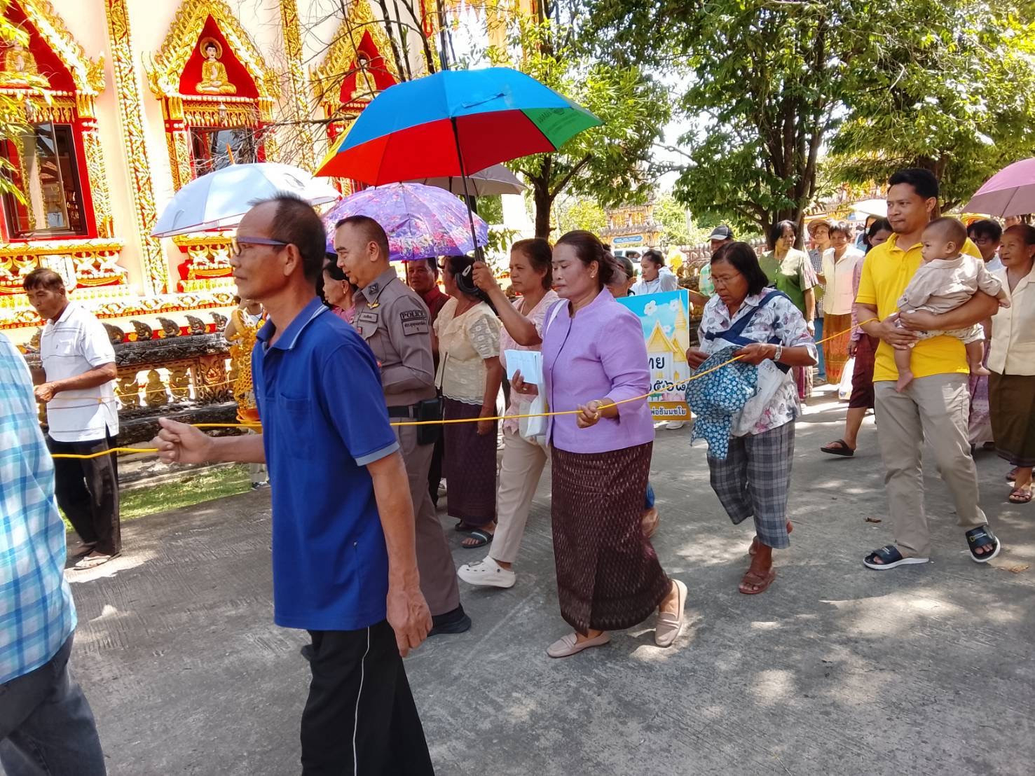 ภาพร่วมพิธีกรรมวัดบ้านตลาด