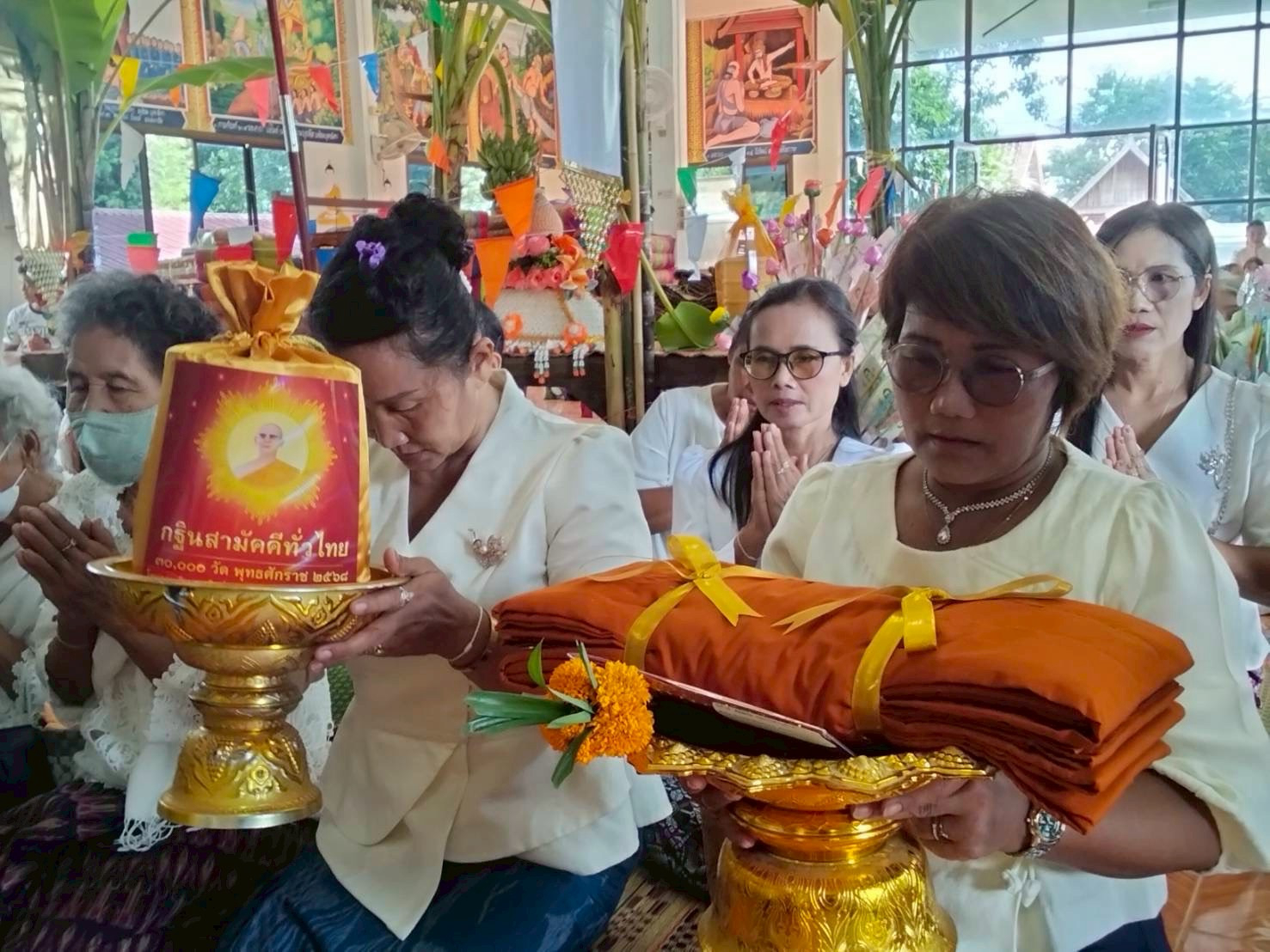 ภาพกล่าวคำถวายกฐินวัดศรีวิลัยมงคล