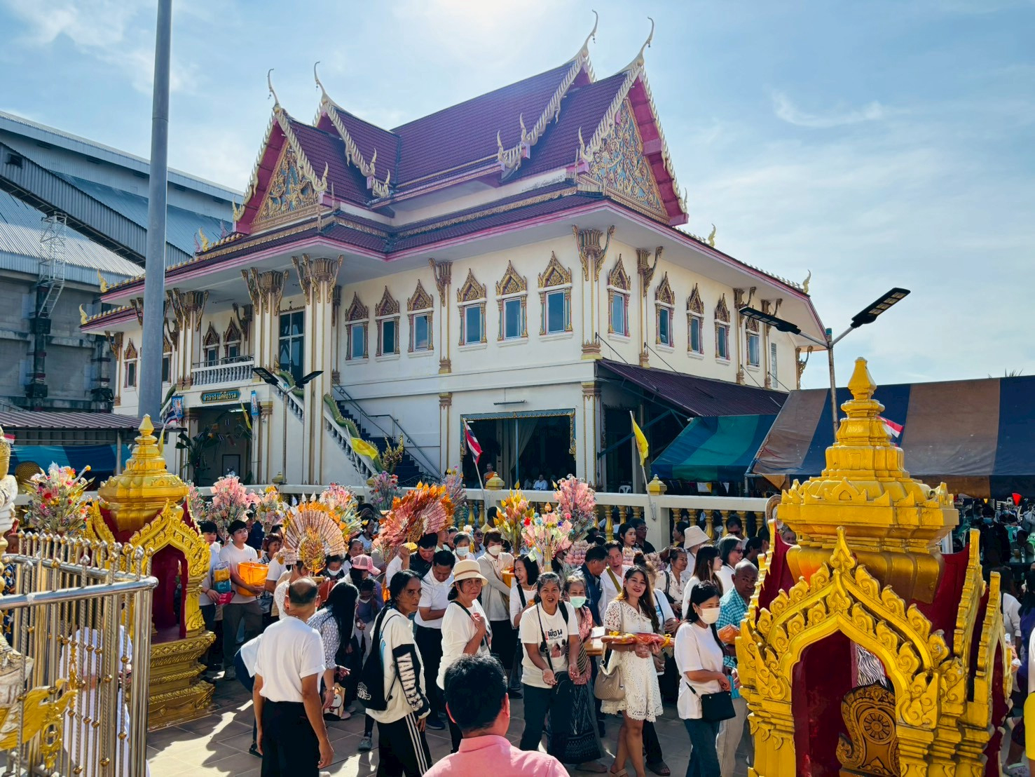 ภาพร่วมพิธีกรรมวัดสำโรงใต้