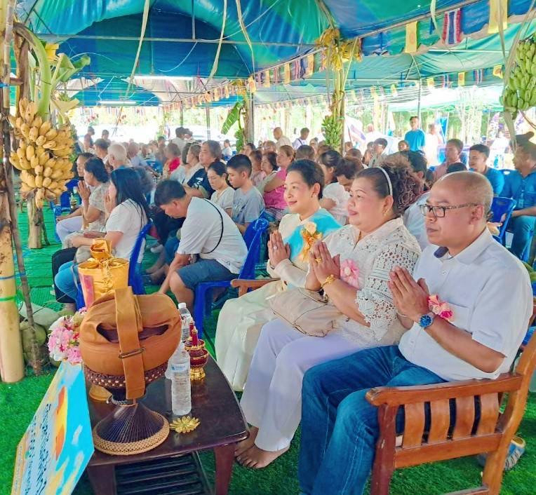 ภาพกล่าวคำถวายกฐินสำนักสงฆ์โชคชัยพัฒนา(ซับอิจิ)