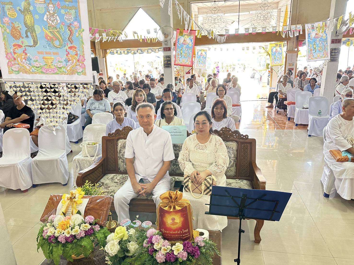 ภาพร่วมพิธีกรรมวัดสระแก้ว