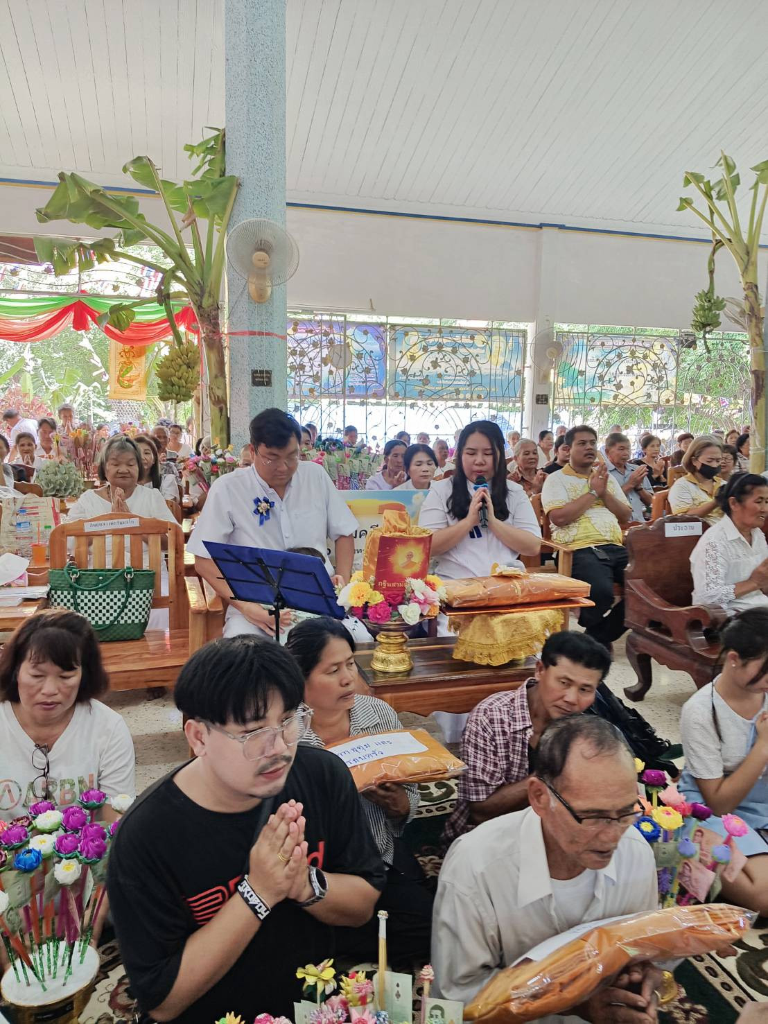 ภาพกล่าวคำถวายกฐินวัดวังรักราษฎร์บำรุง