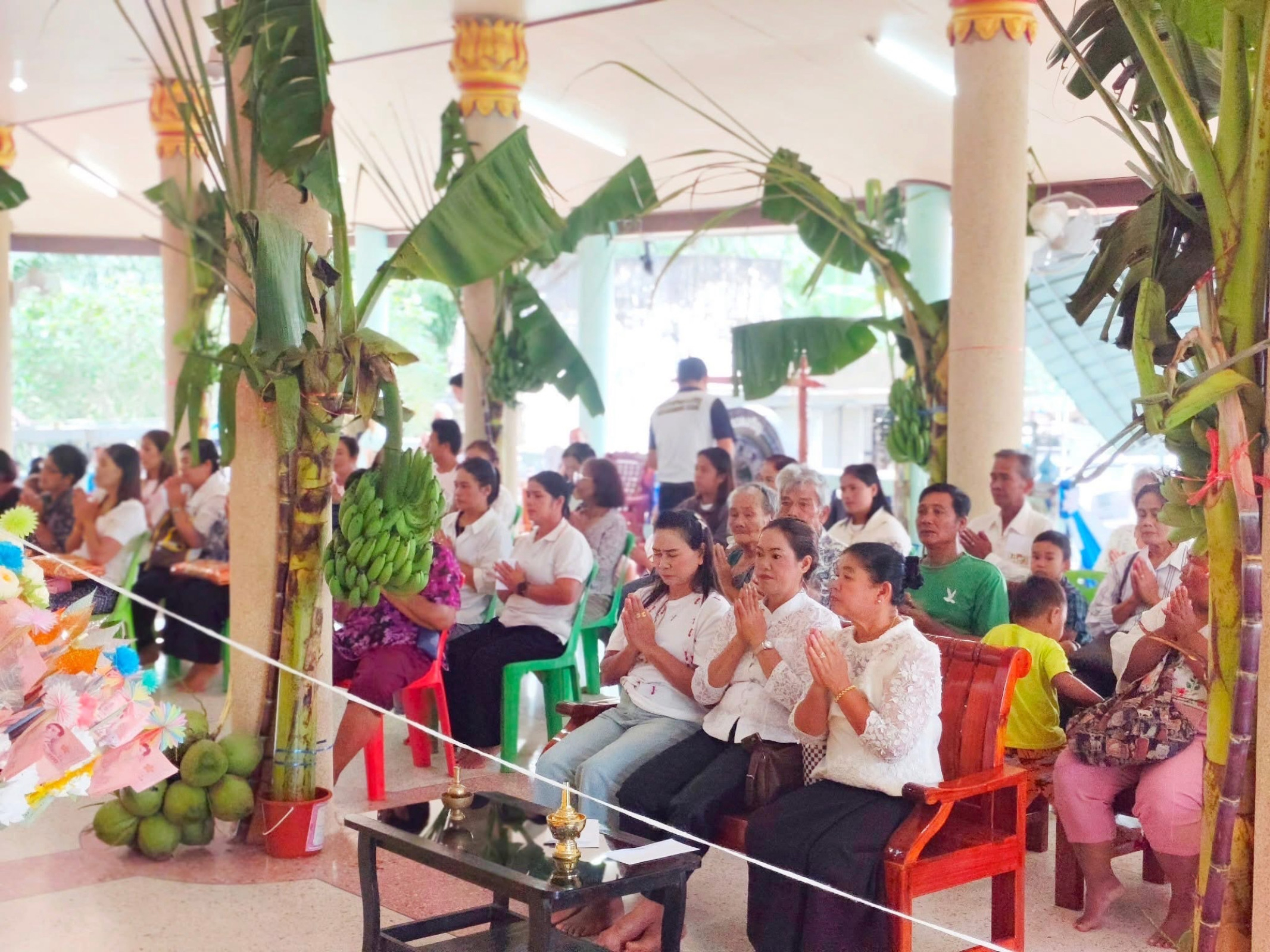 ภาพร่วมพิธีกรรมวัดบางเจริญ