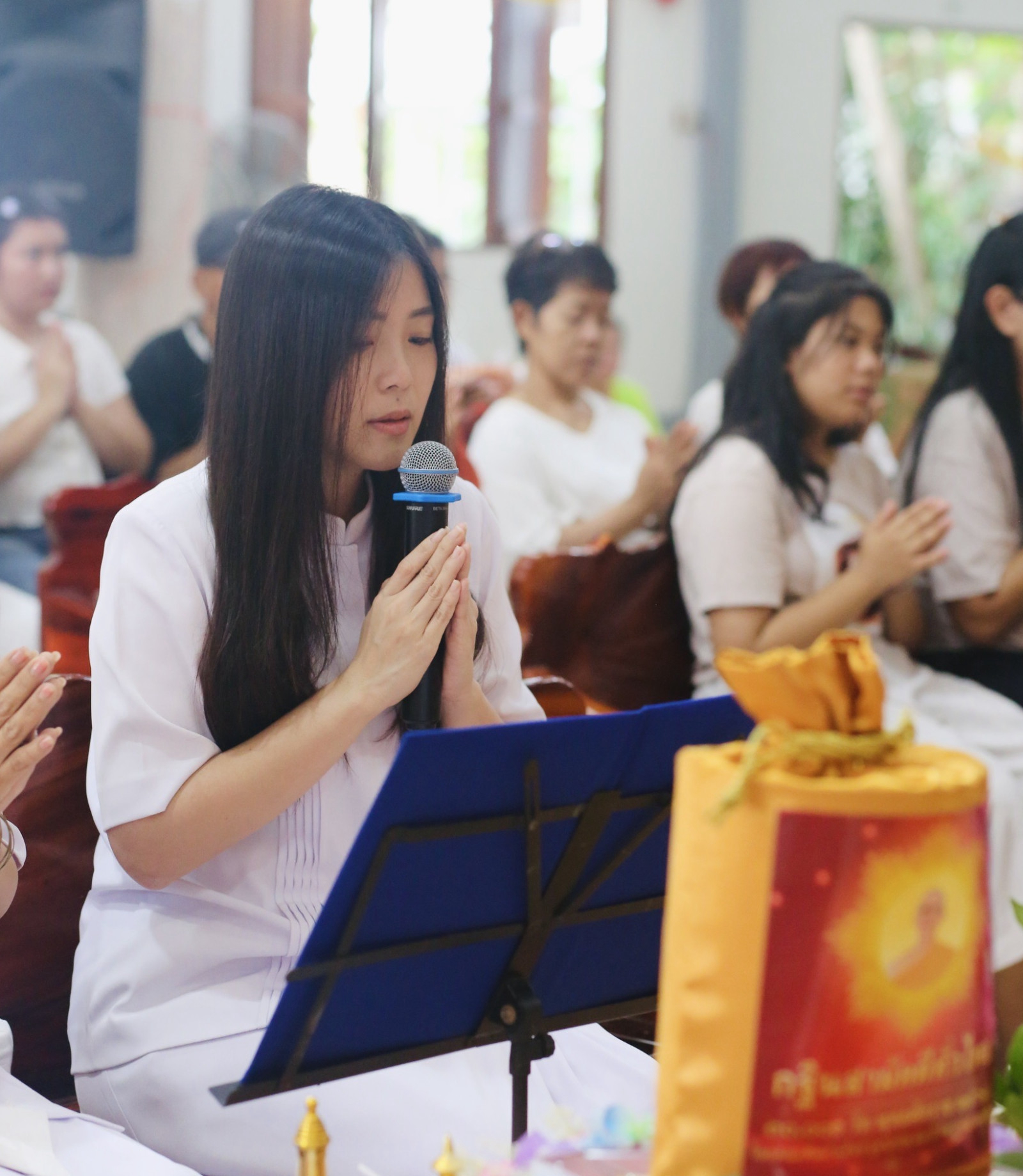 ภาพกล่าวคำถวายกฐินวัดเขายี่สาร