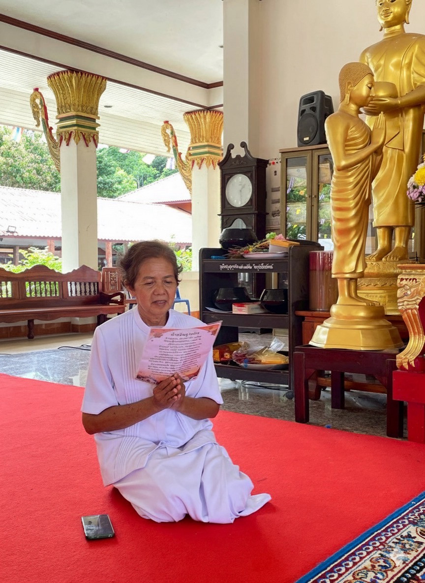 ภาพกล่าวคำถวายกฐินวัดทุ่งหวังใน