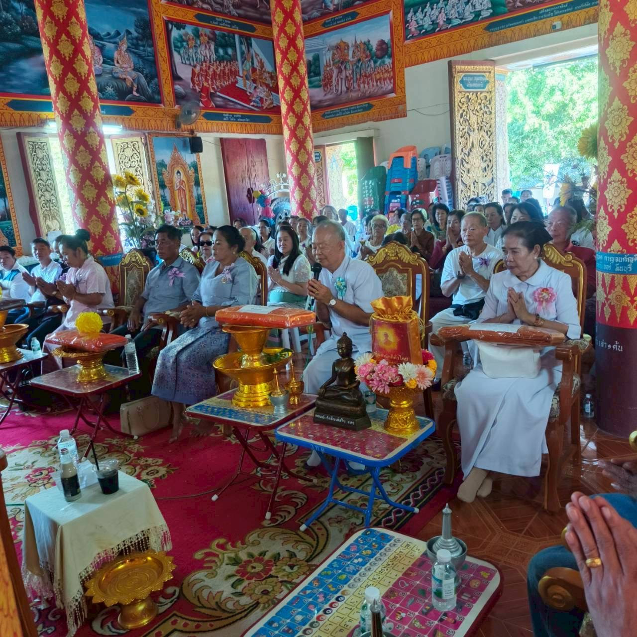 ภาพกล่าวคำถวายกฐินวัดทุ่งดุก