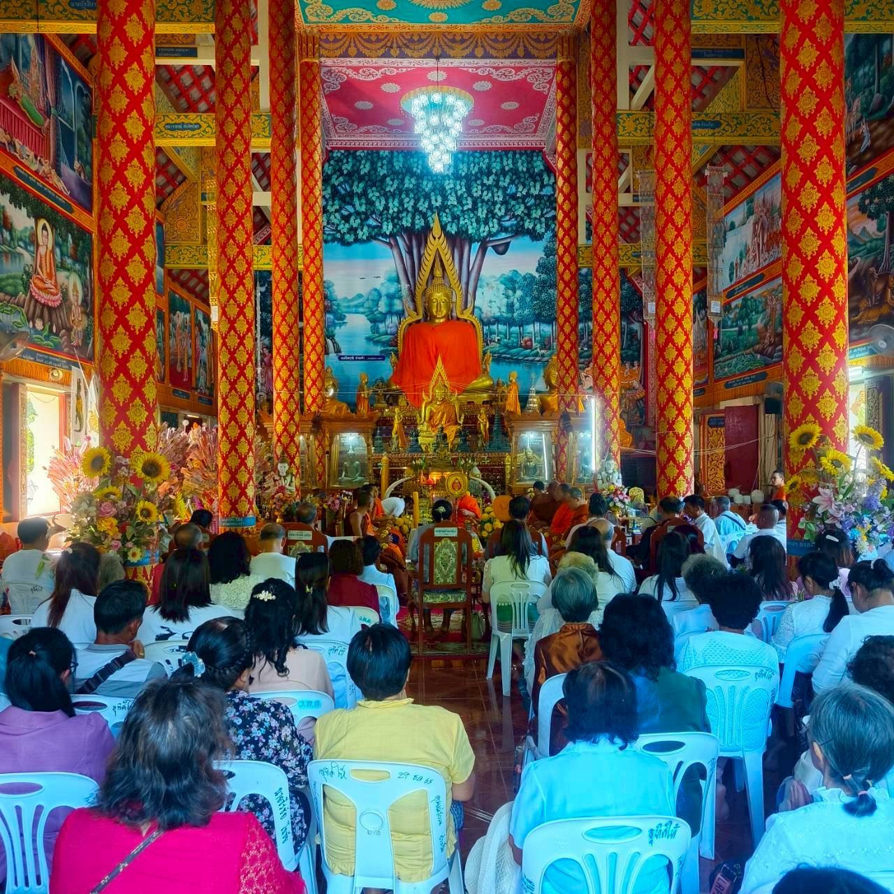 ภาพร่วมพิธีกรรมวัดทุ่งดุก