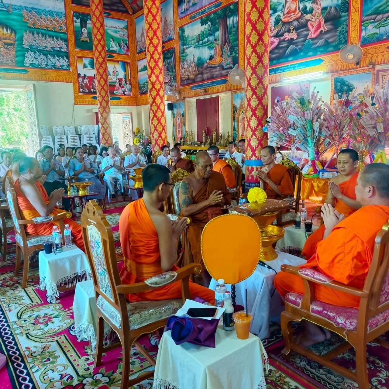 ภาพร่วมพิธีกรรมวัดทุ่งดุก